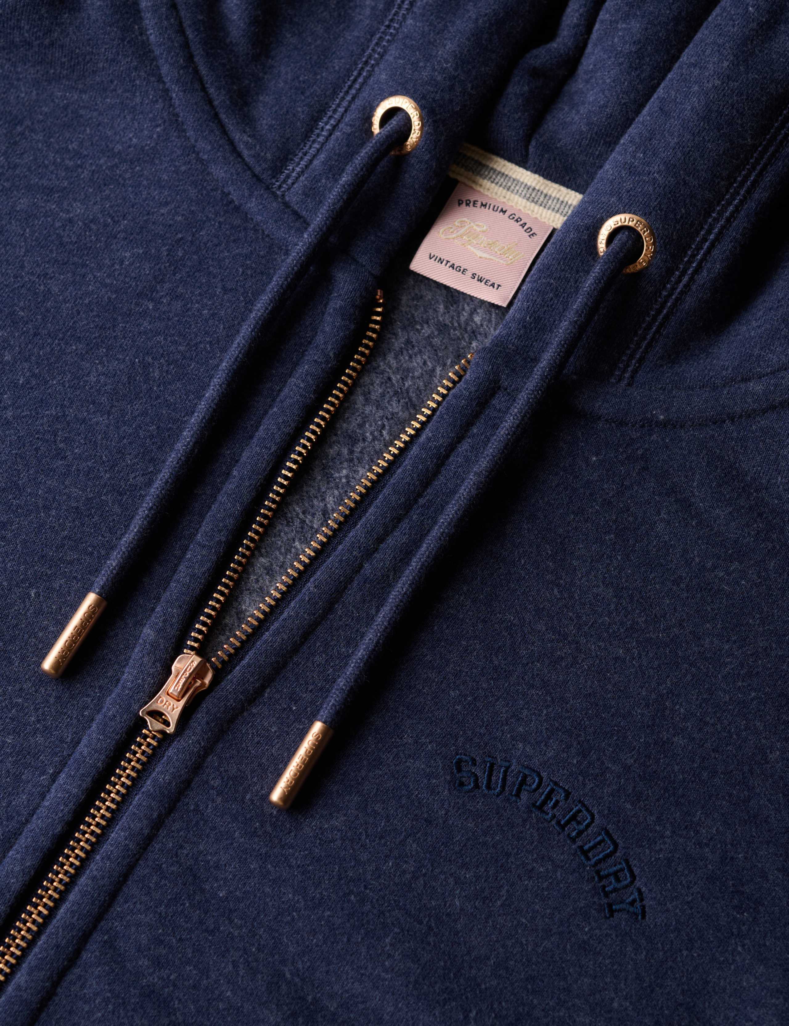 Cotton Rich Logo Zip Up Hoodie 6 of 6
