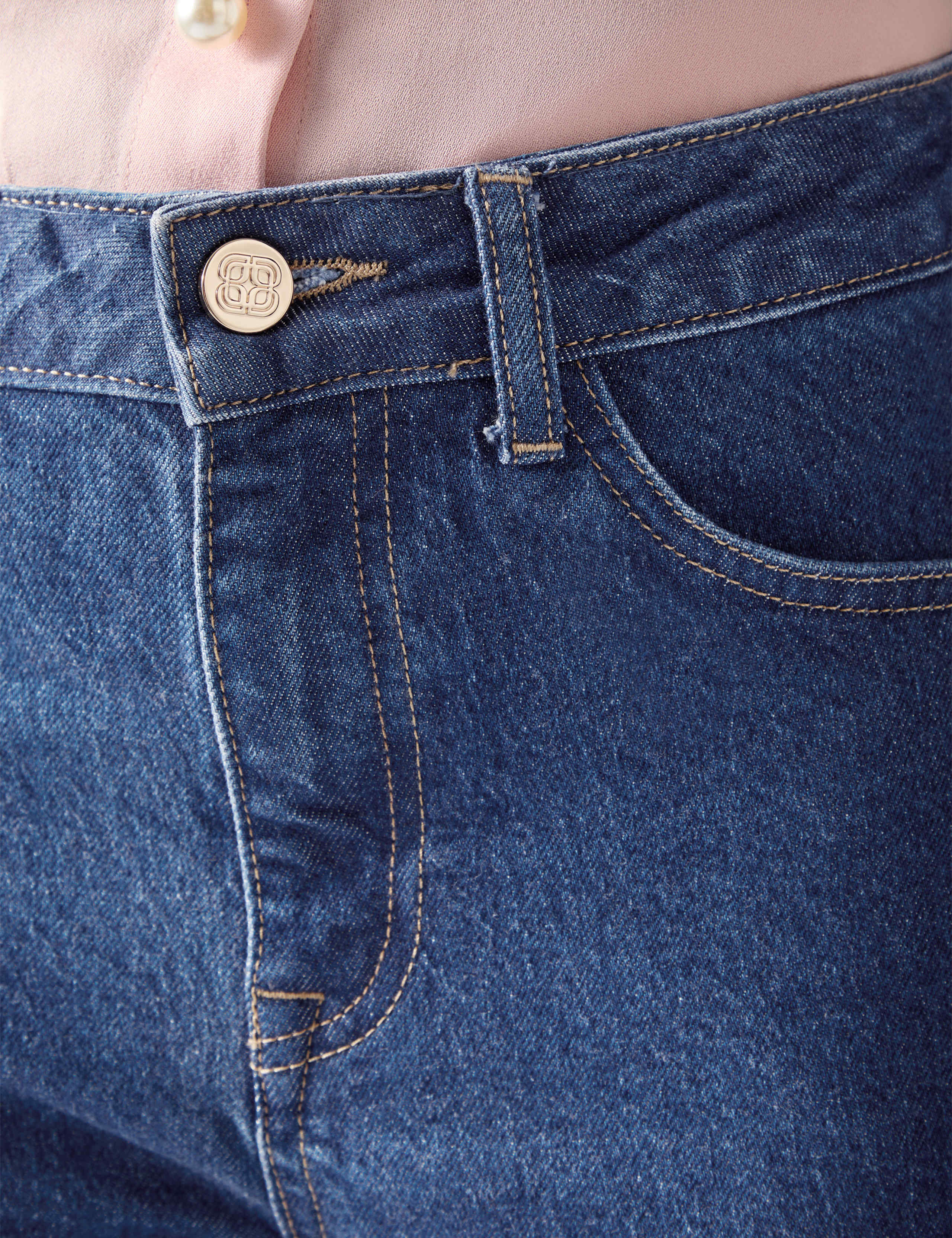Modal Blend Ankle Grazer Jeans 4 of 4