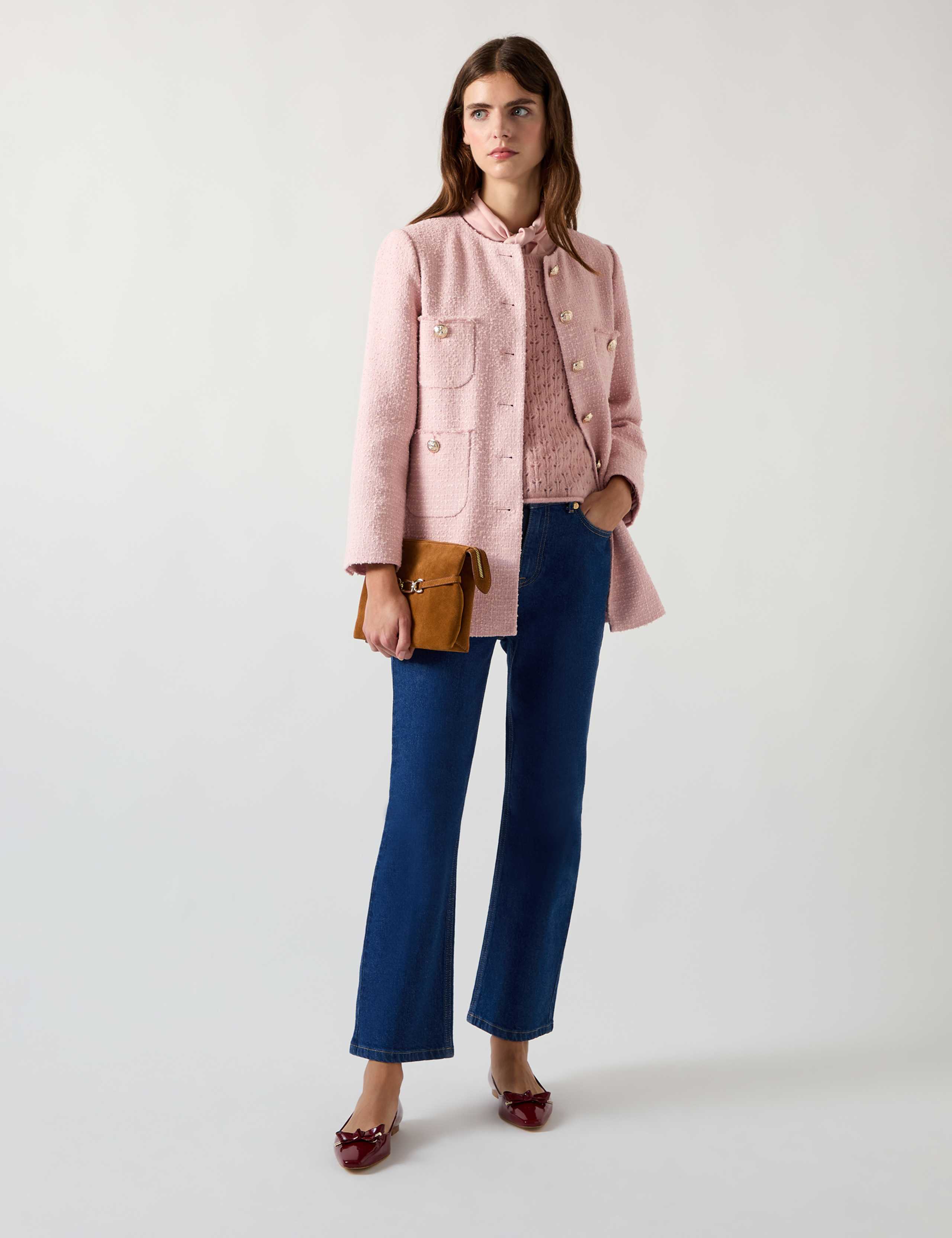 Tweed Textured Longline Utility Jacket 3 of 4