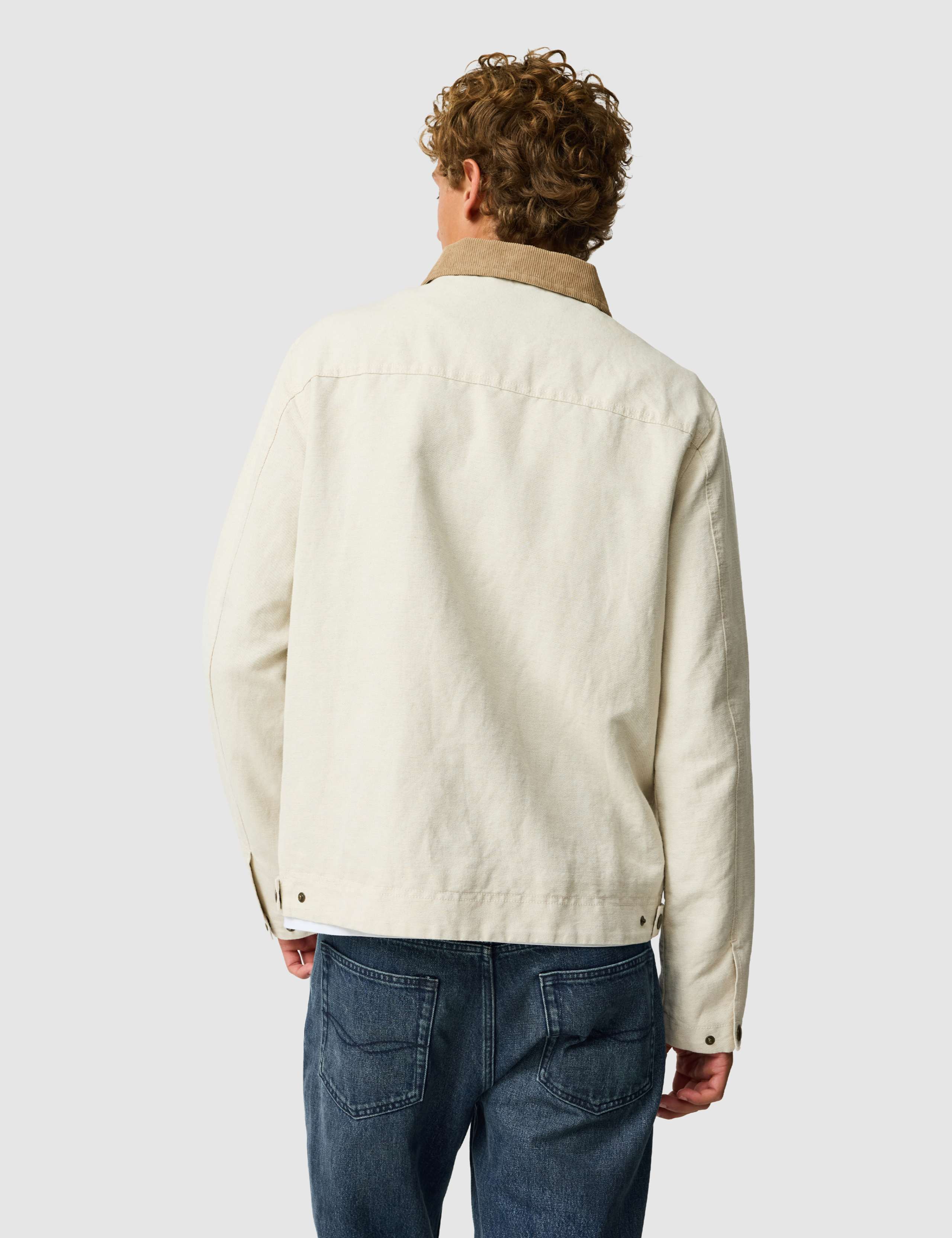 Cotton Blend Harrington Jacket 4 of 6