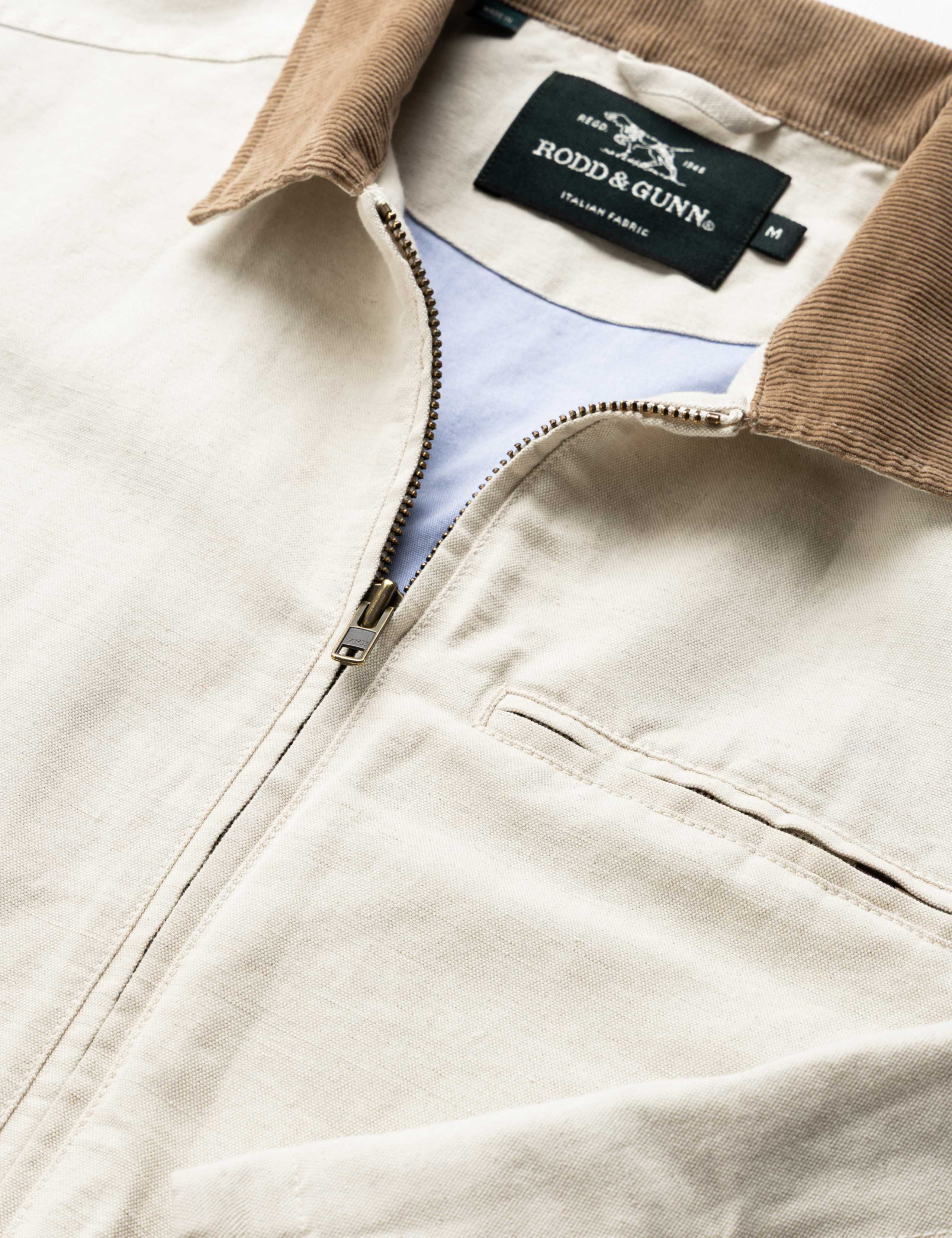 Cotton Blend Harrington Jacket 5 of 6