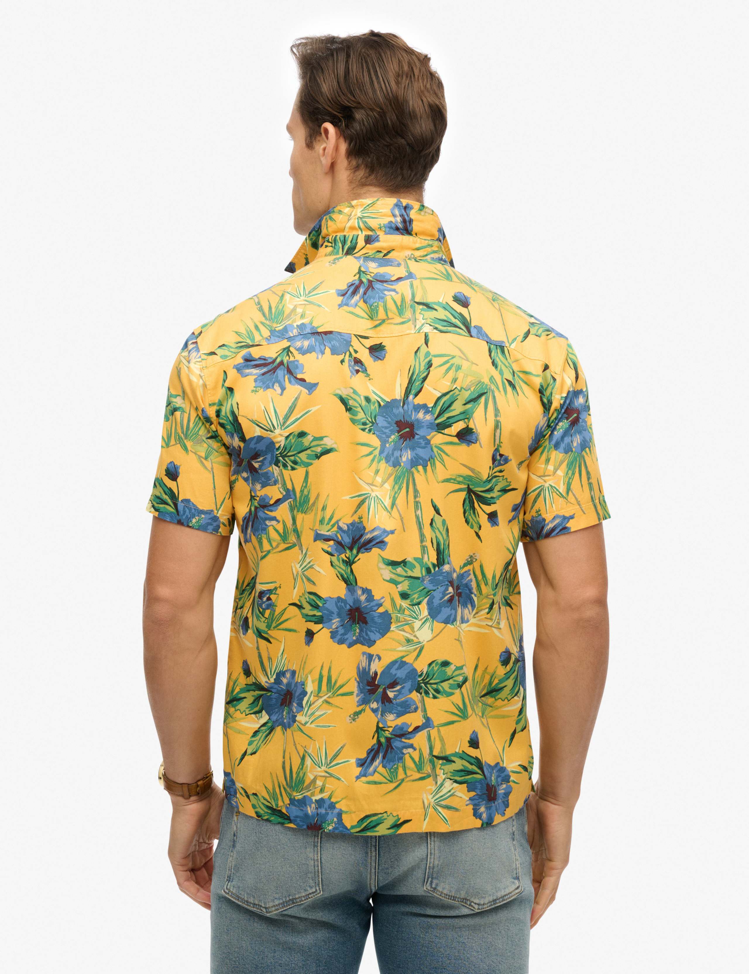 Cotton Blend Hawaiian Shirt 2 of 6