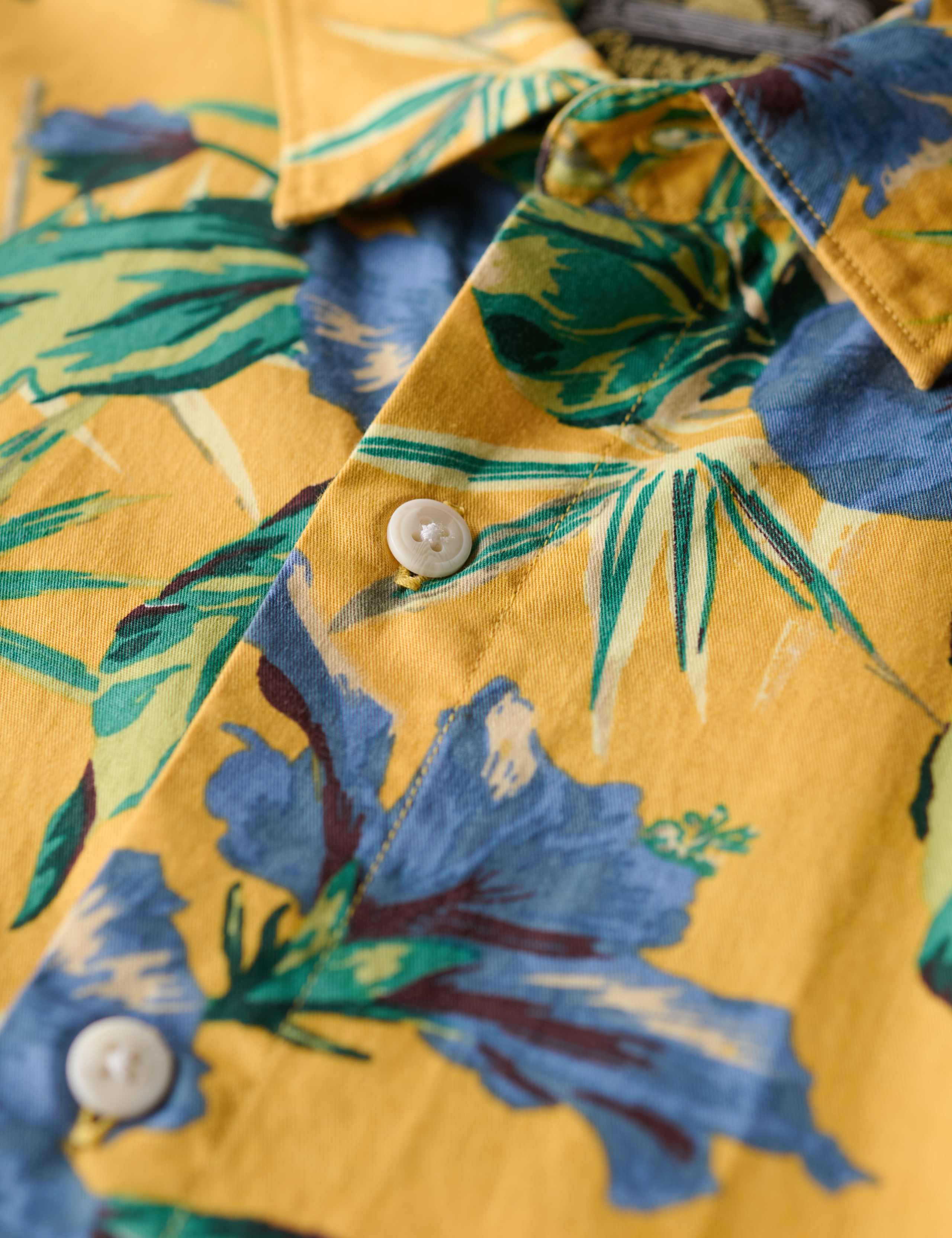 Cotton Blend Hawaiian Shirt 4 of 6