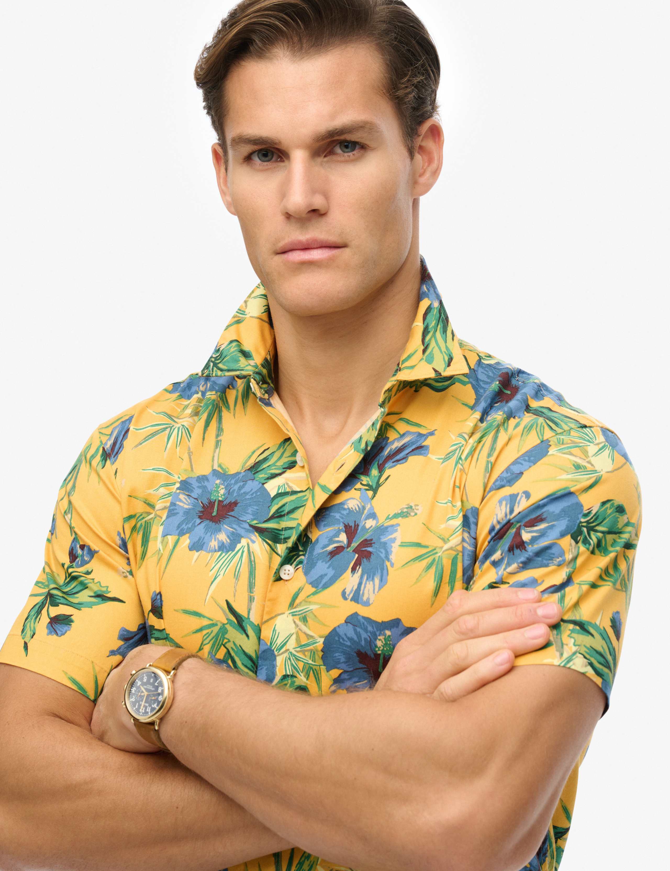 Cotton Blend Hawaiian Shirt 5 of 6