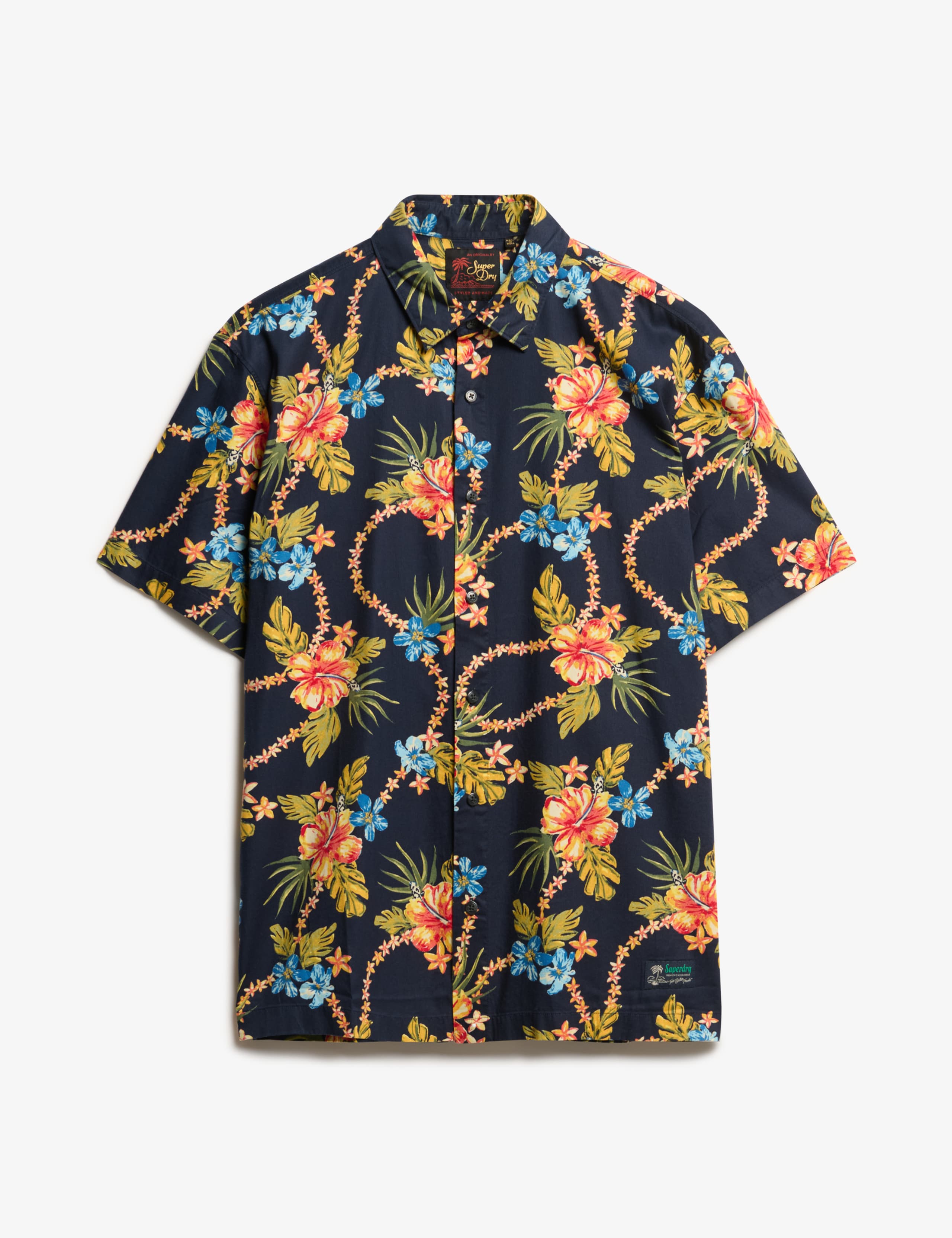 Cotton Blend Hawaiian Shirt 2 of 6