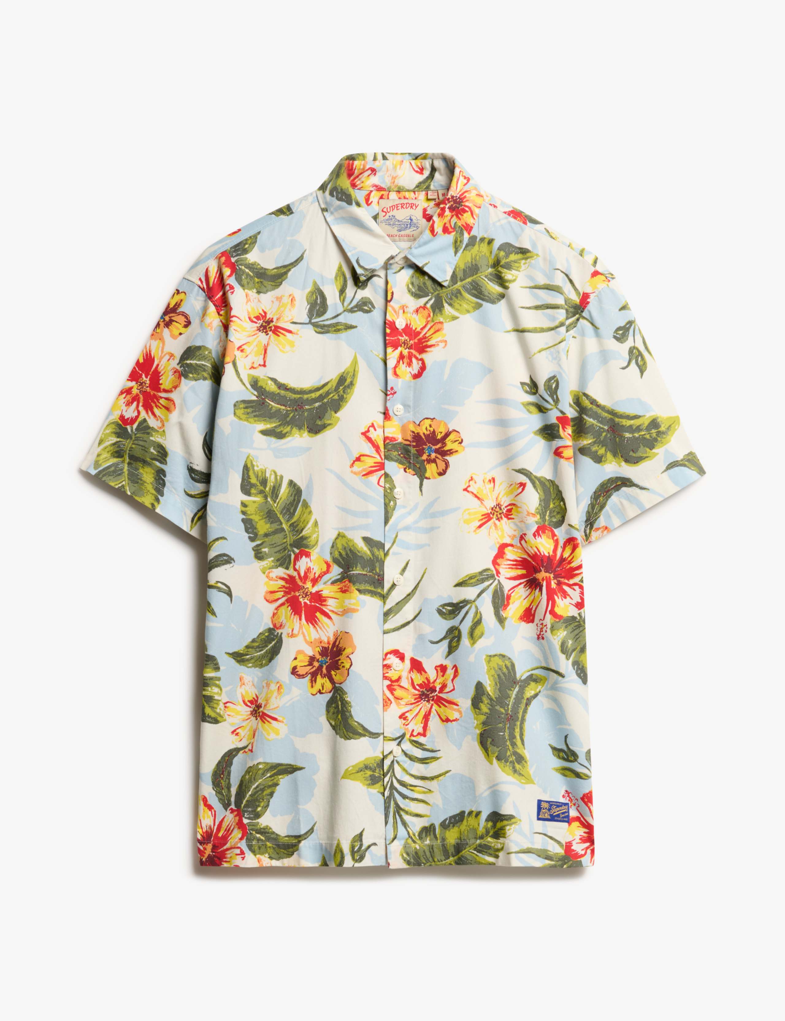 Cotton Blend Hawaiian Shirt 2 of 6