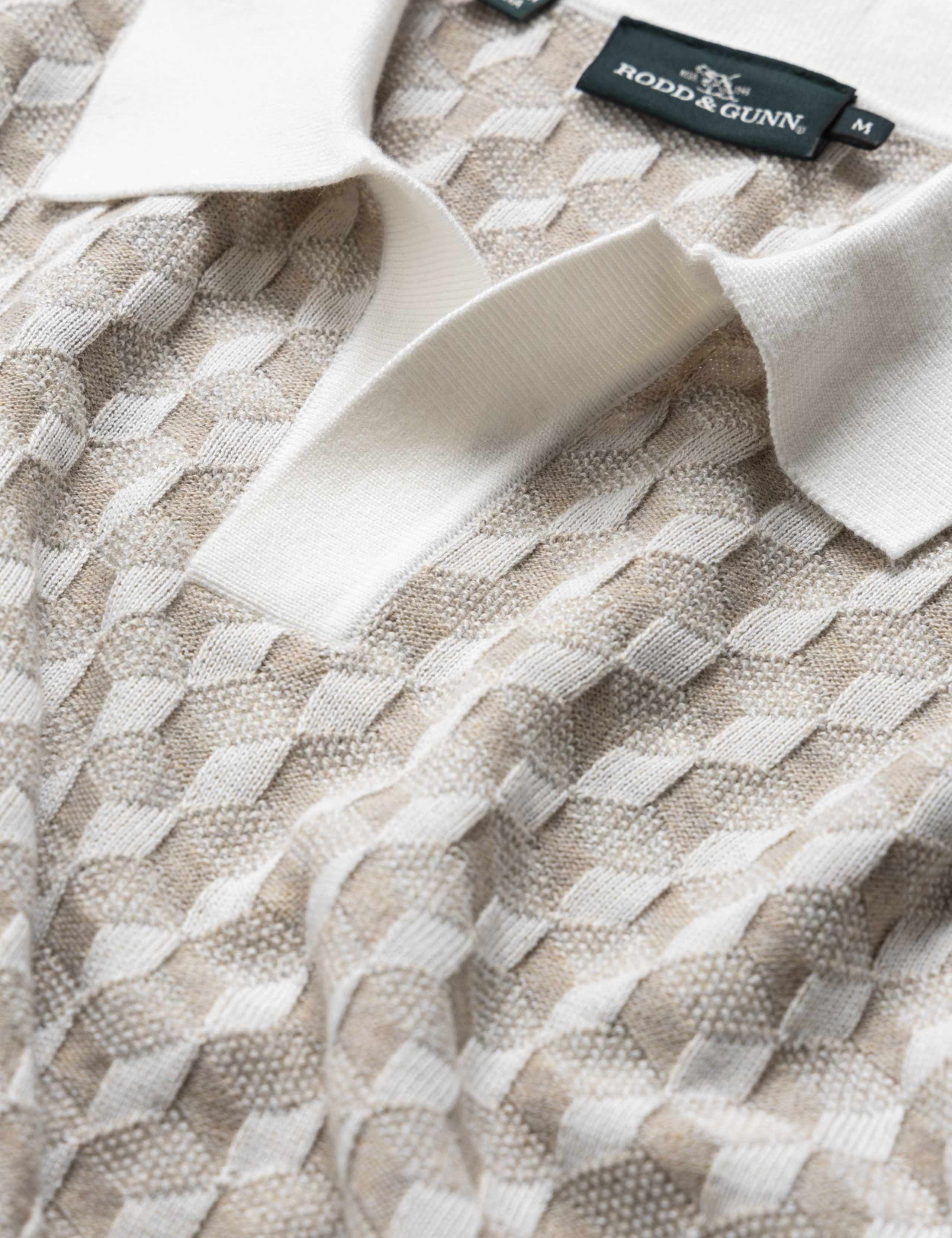 Galdfield Pure Cotton Knitted Polo Shirt 5 of 6