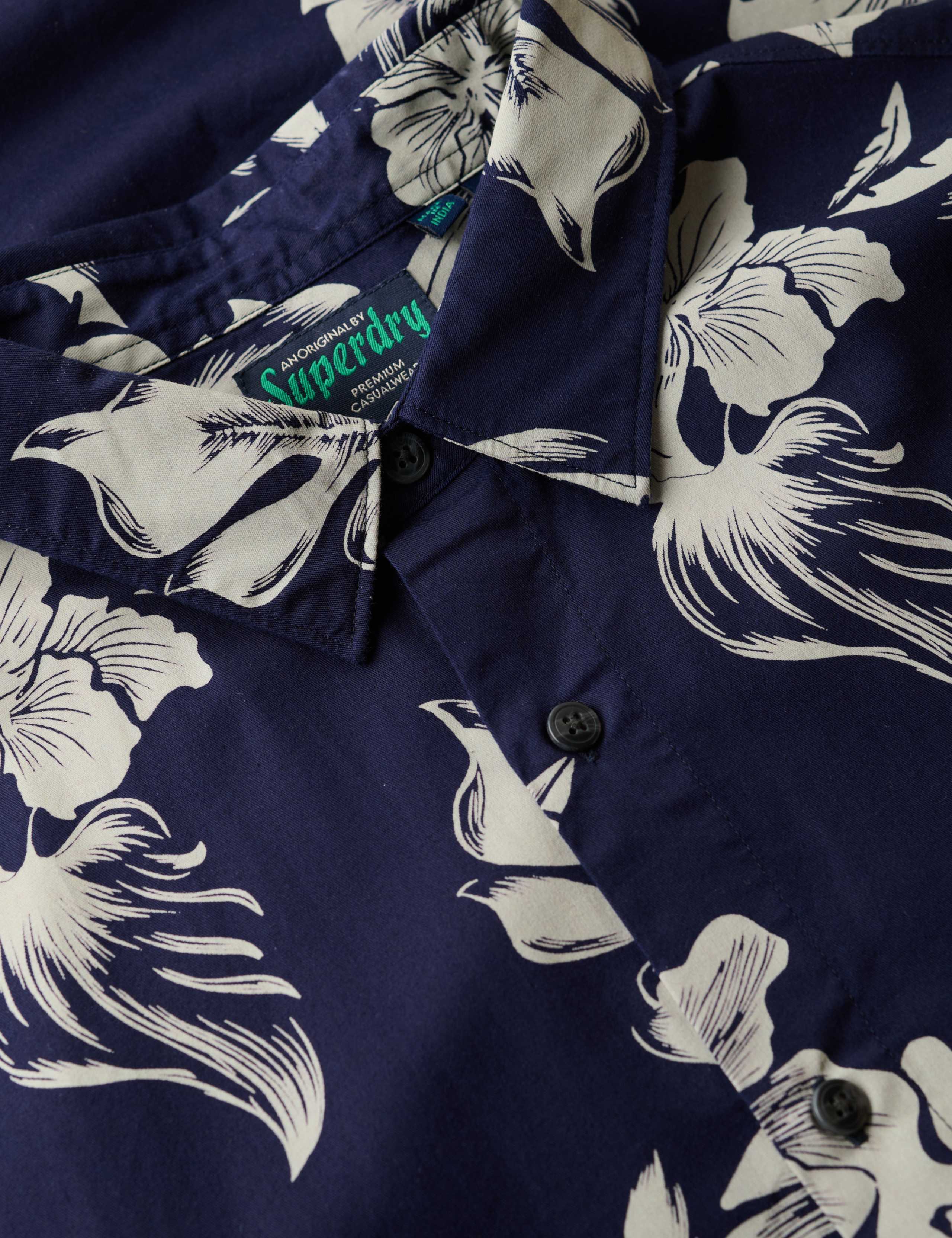 Cotton Blend Hawaiian Shirt 6 of 6
