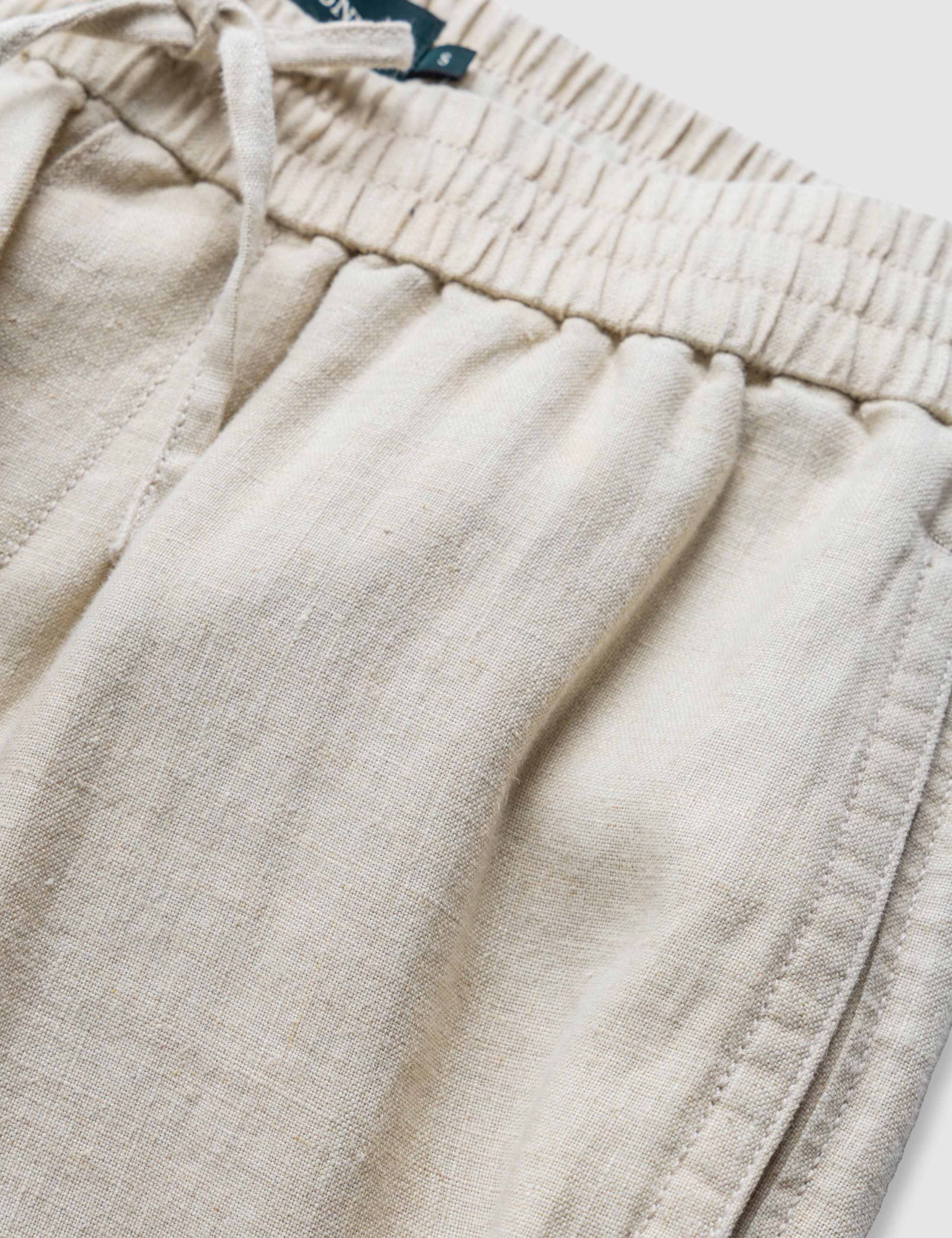 Pure Linen Lightweight Trousers 4 of 5