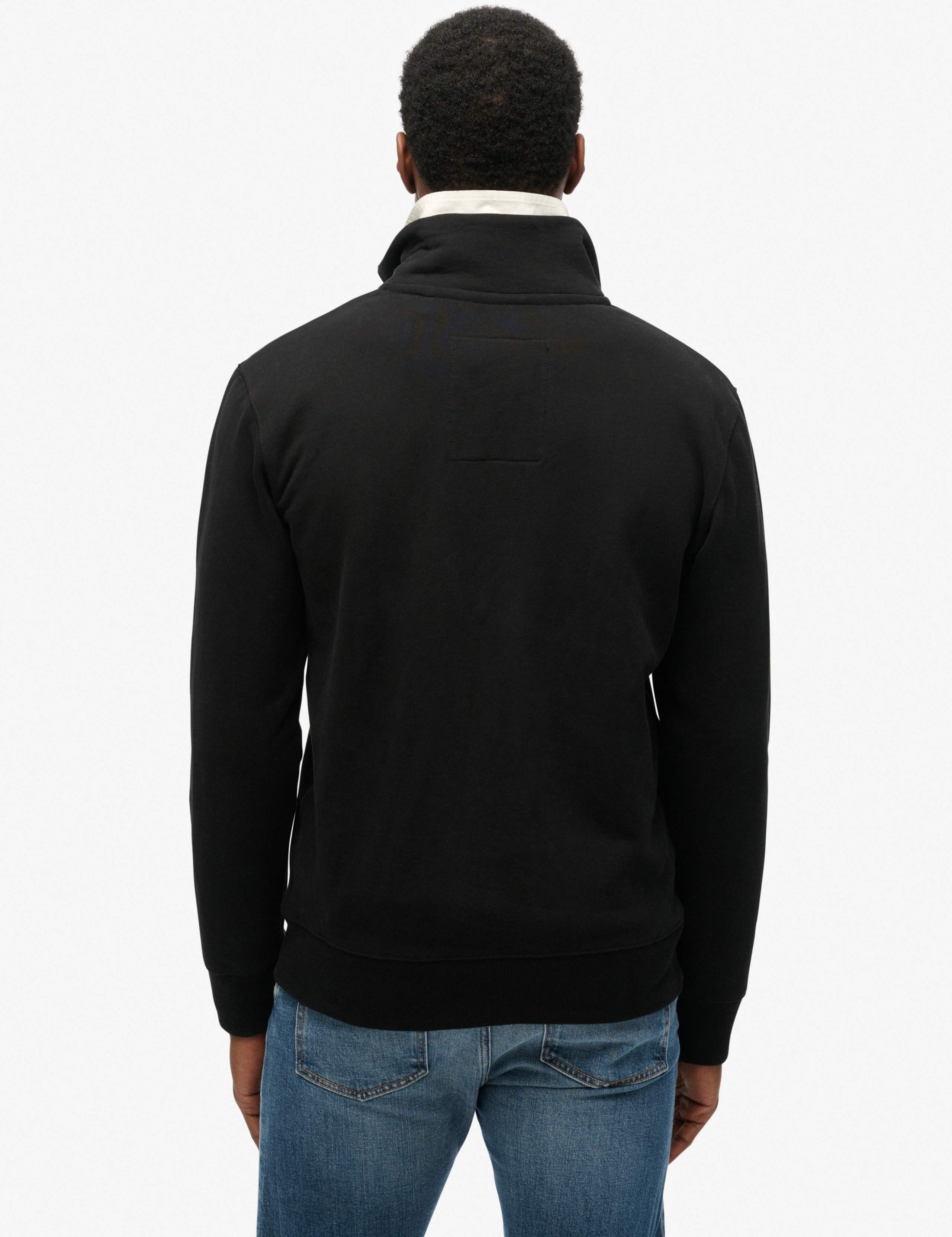 Cotton Rich Half Zip Henley Sweatshirt 4 of 6