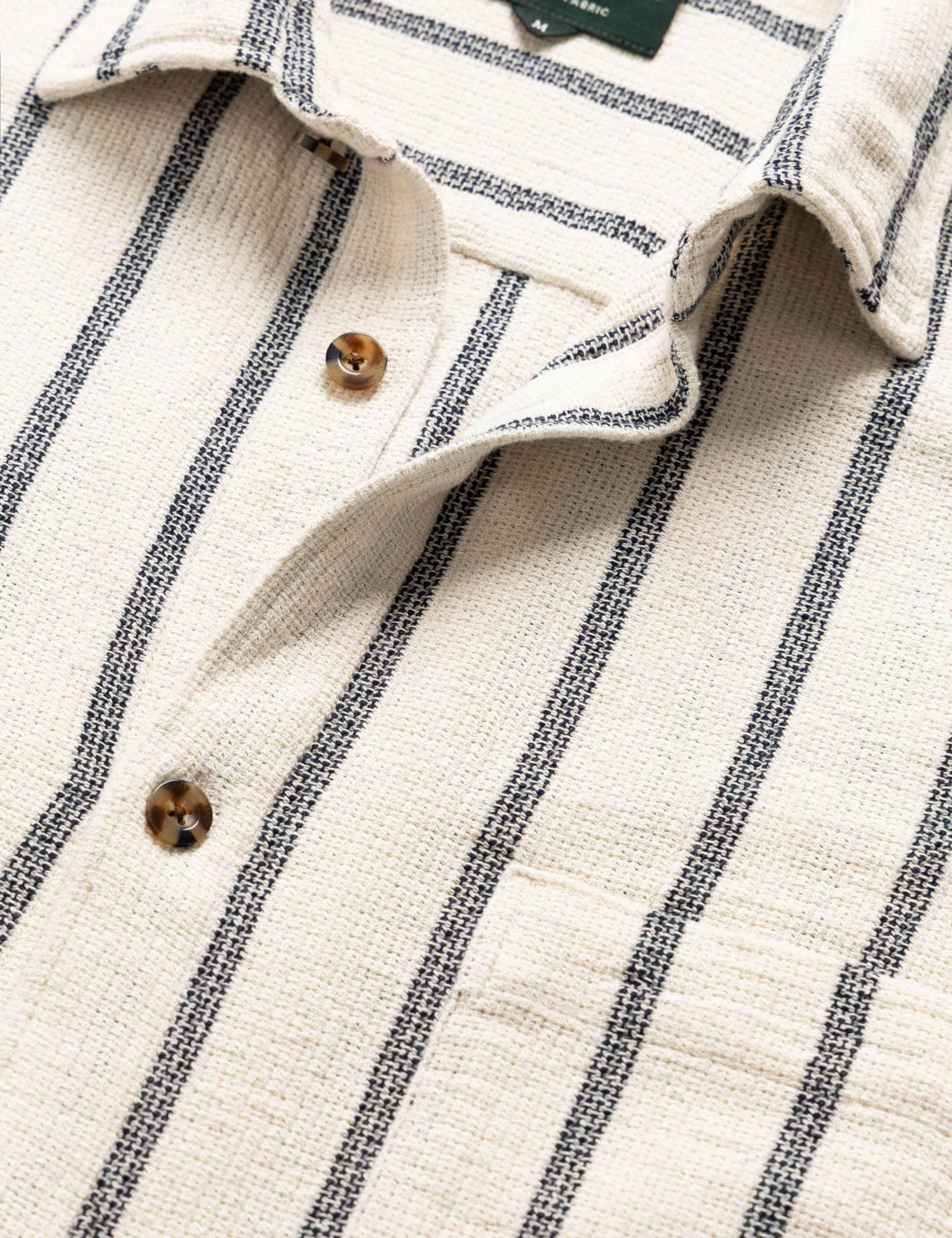 Melford Cotton Rich Striped Shirt 4 of 5