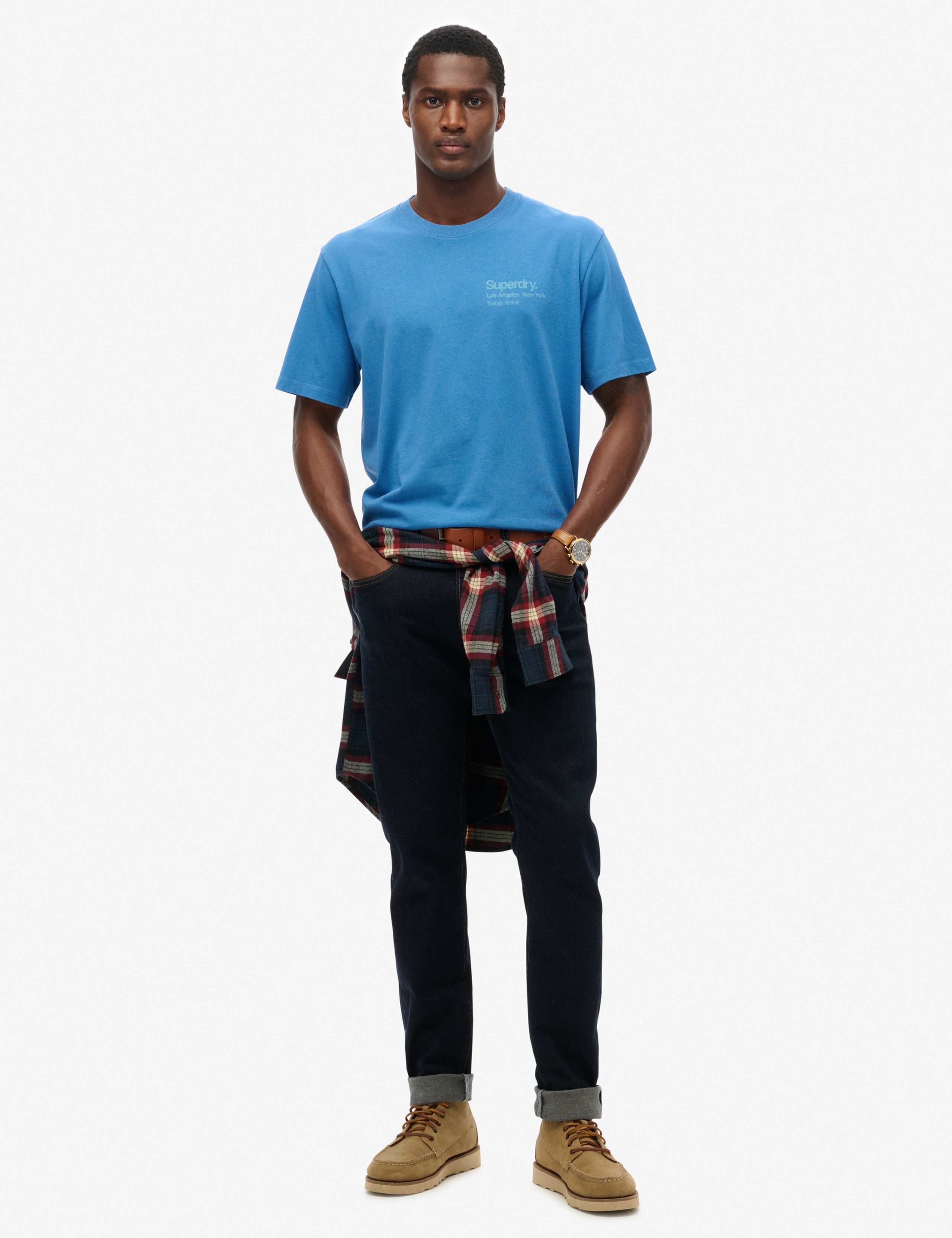 Pure Cotton Cities Logo Crew Neck T-Shirt 3 of 7
