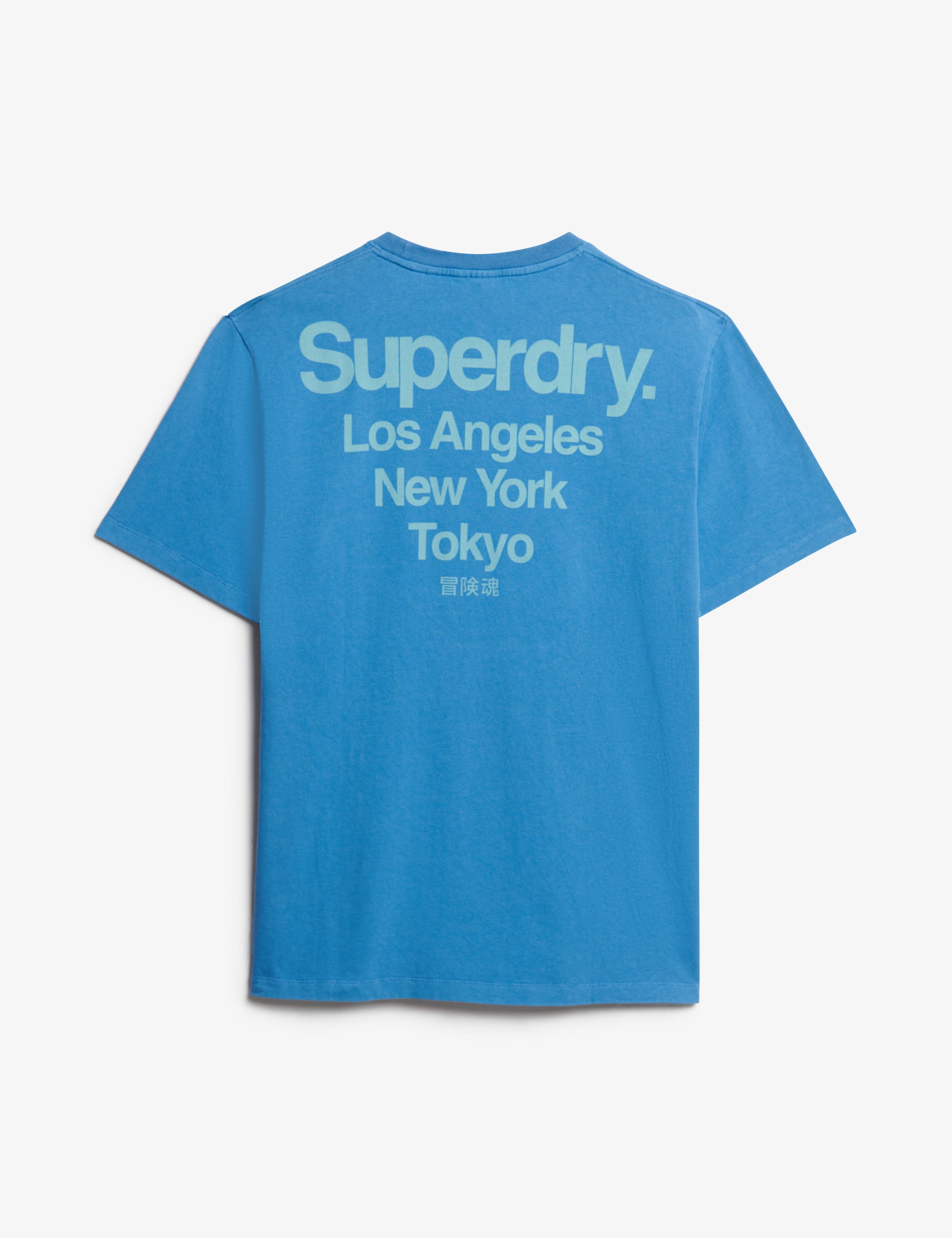 Pure Cotton Cities Logo Crew Neck T-Shirt 7 of 7