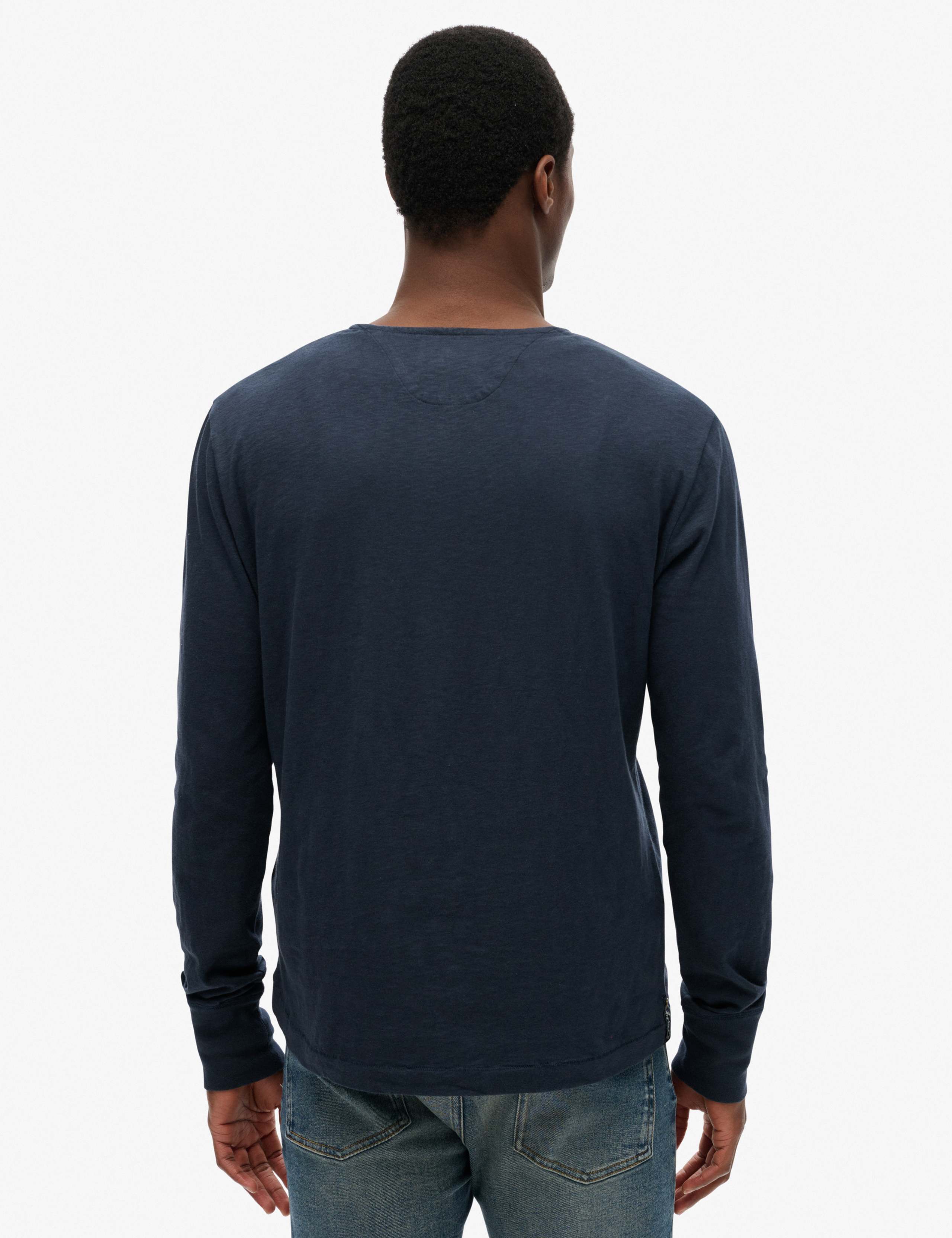 Pure Cotton Grandad Collar Long Sleeve Top 4 of 6