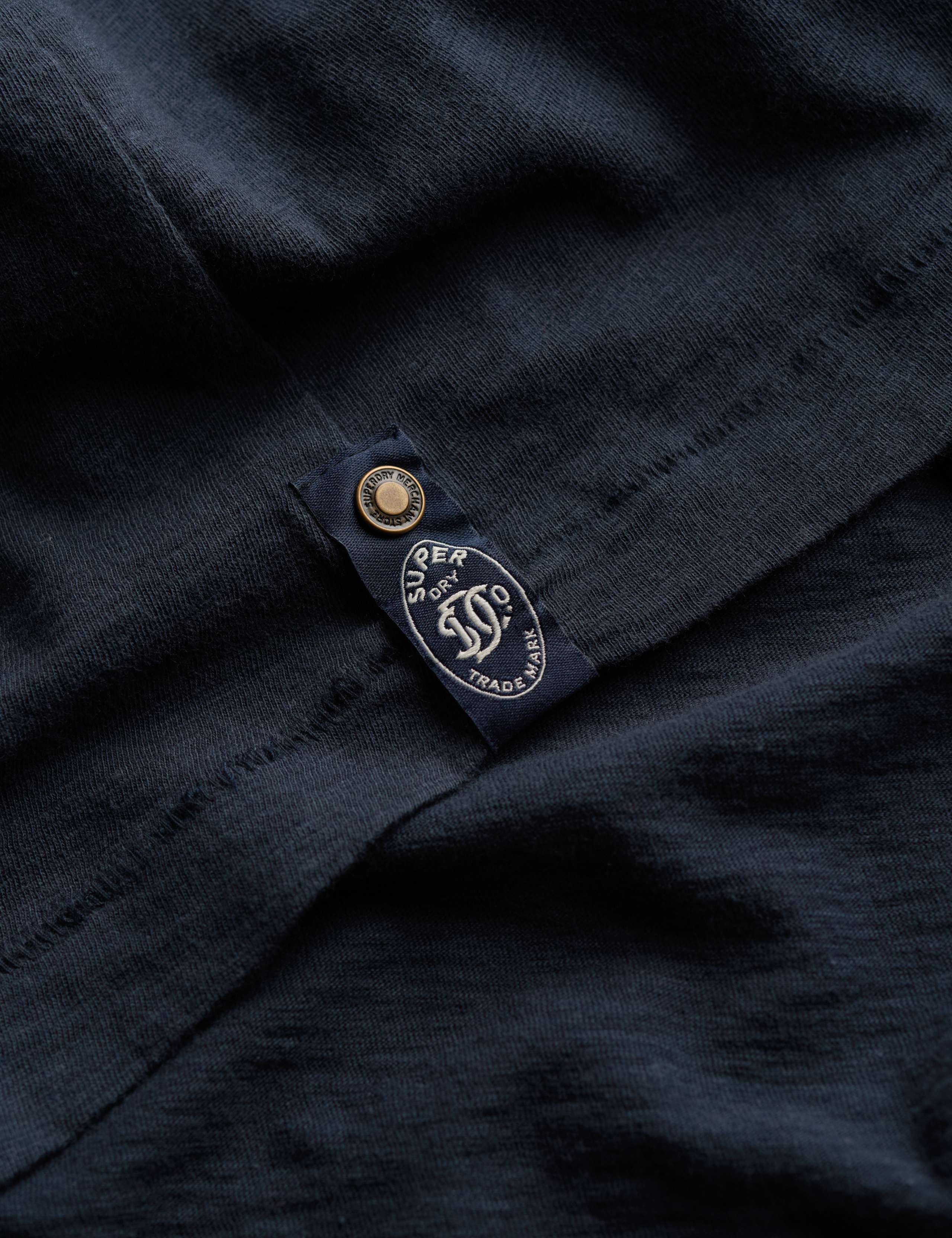 Pure Cotton Grandad Collar Long Sleeve Top 6 of 6