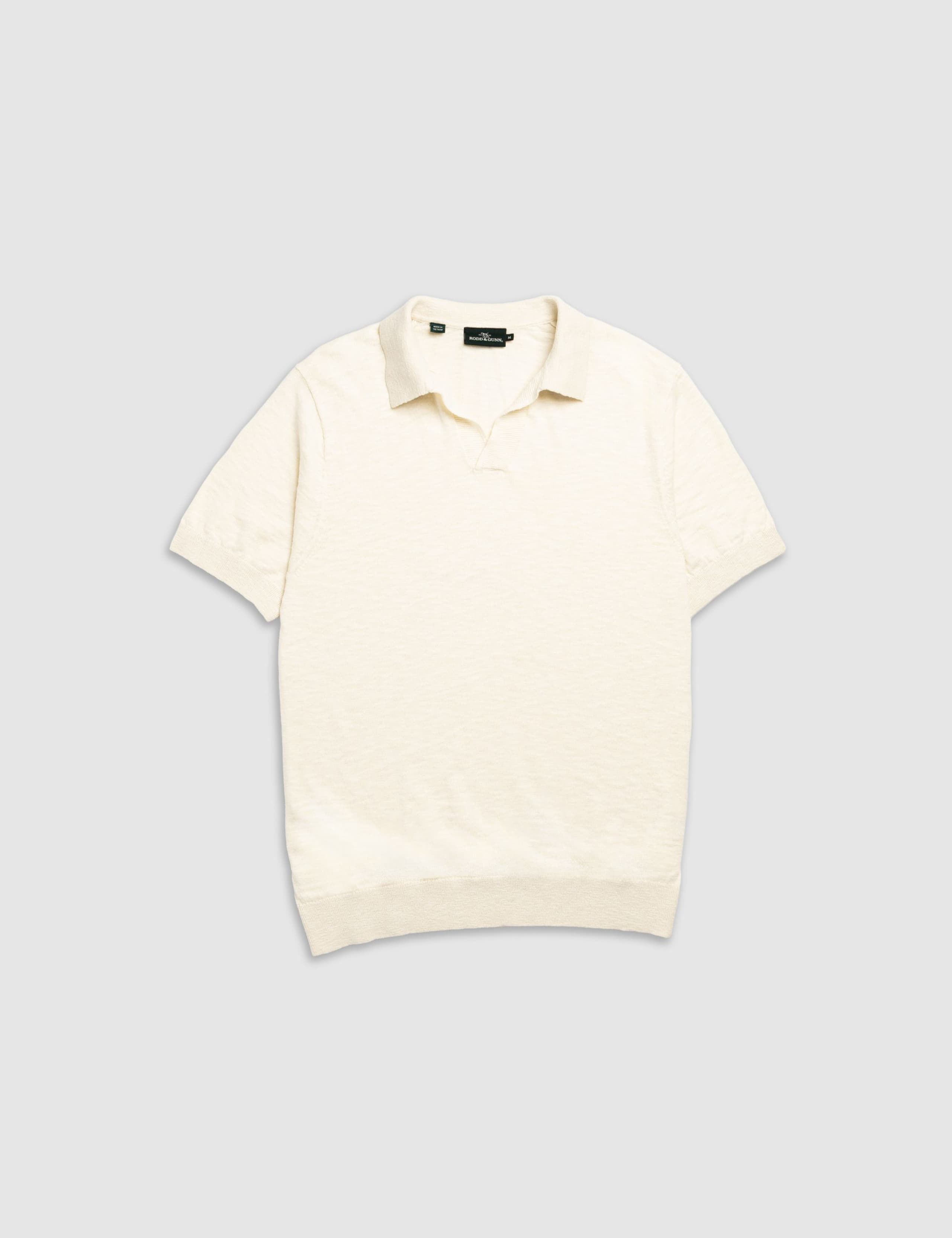 Poison Bay Linen Blend Knitted Polo Shirt 4 of 6