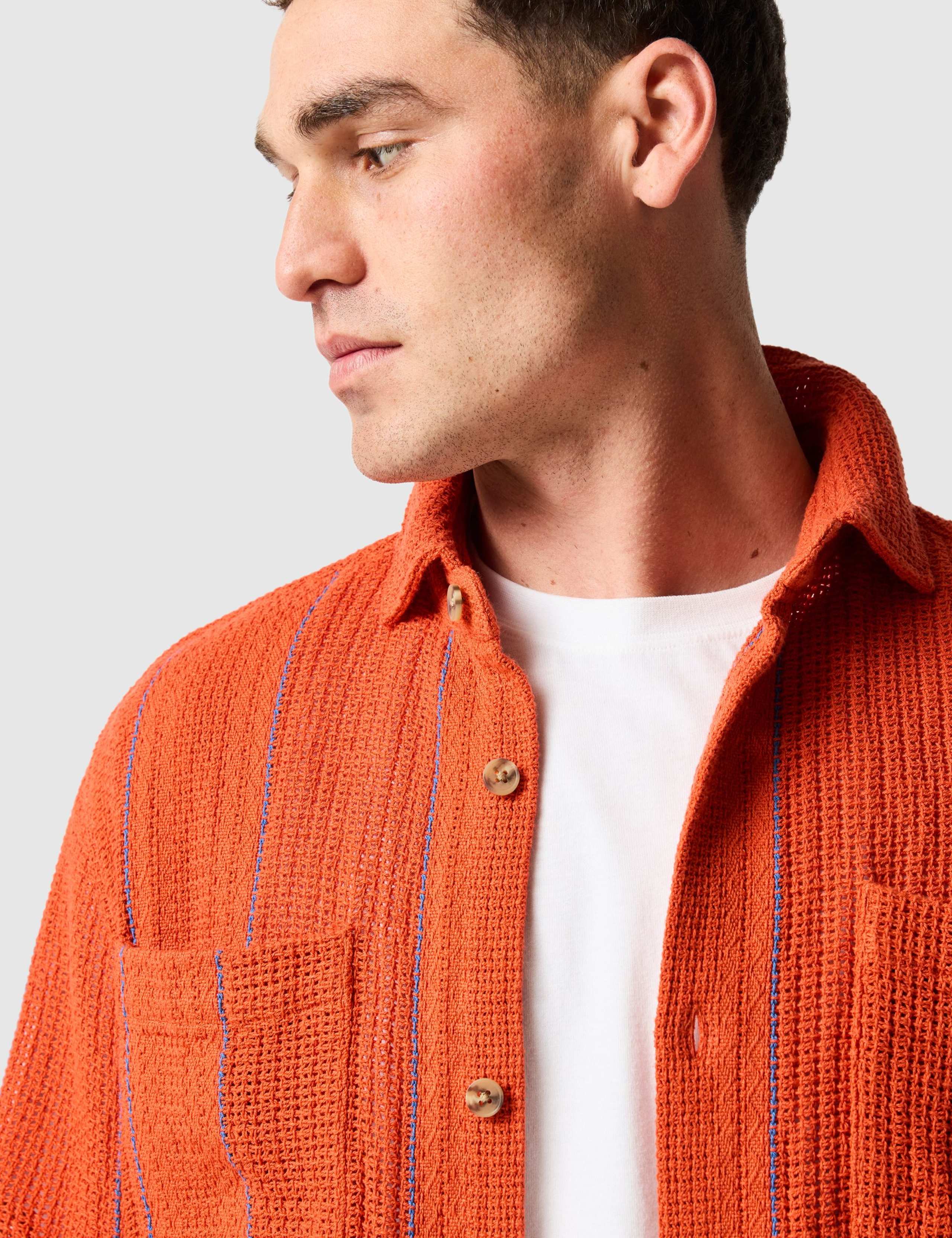 Point Break Pure Cotton Textured Shirt 3 of 6