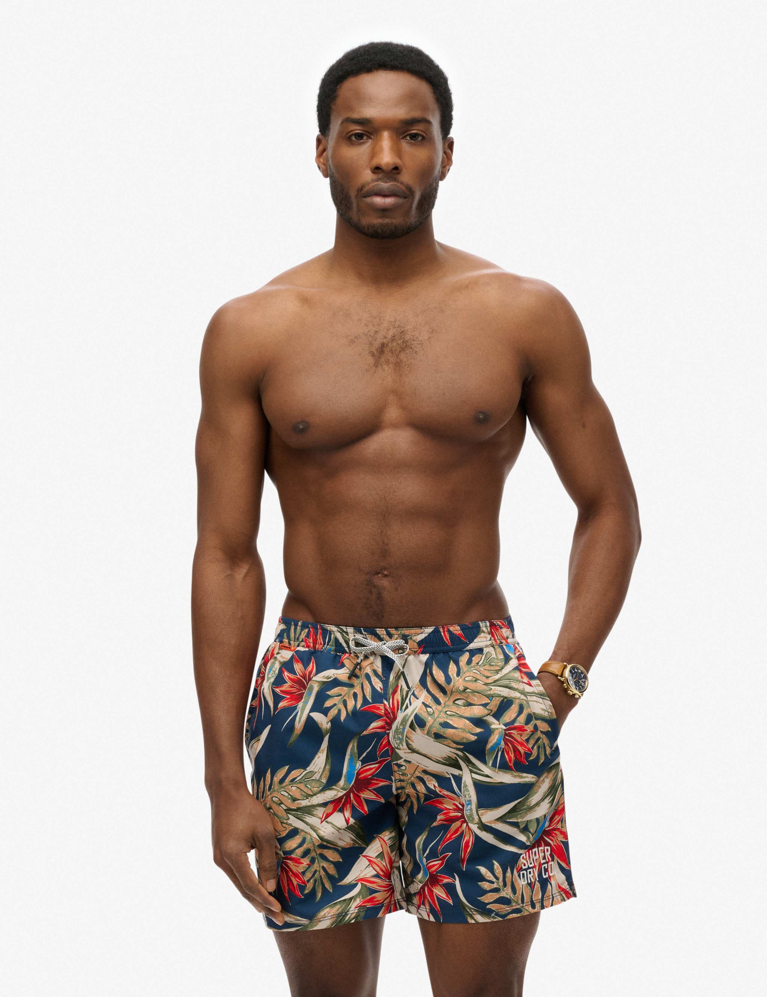 Hawaiian Print Swim Shorts 2 of 7