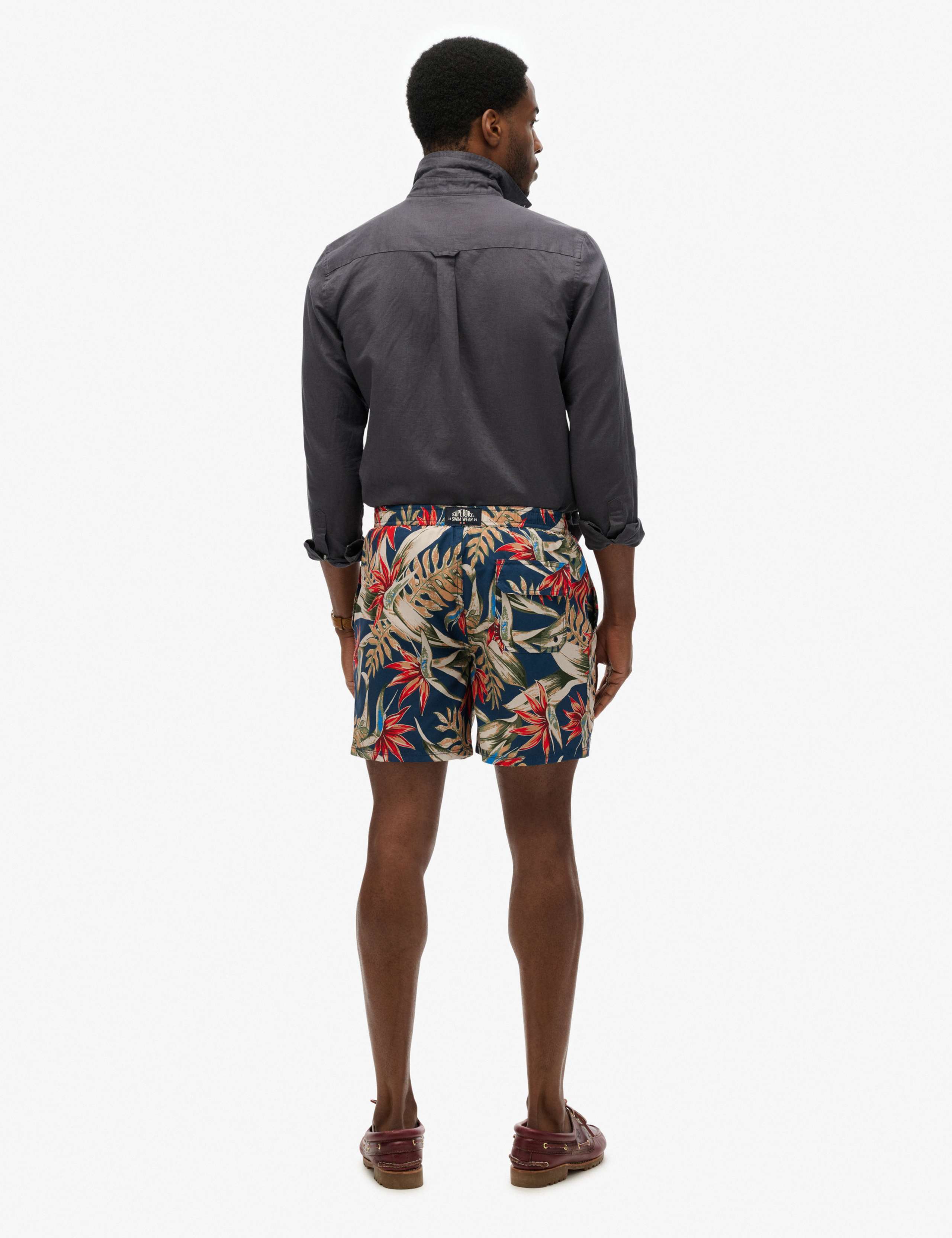 Hawaiian Print Swim Shorts 5 of 7