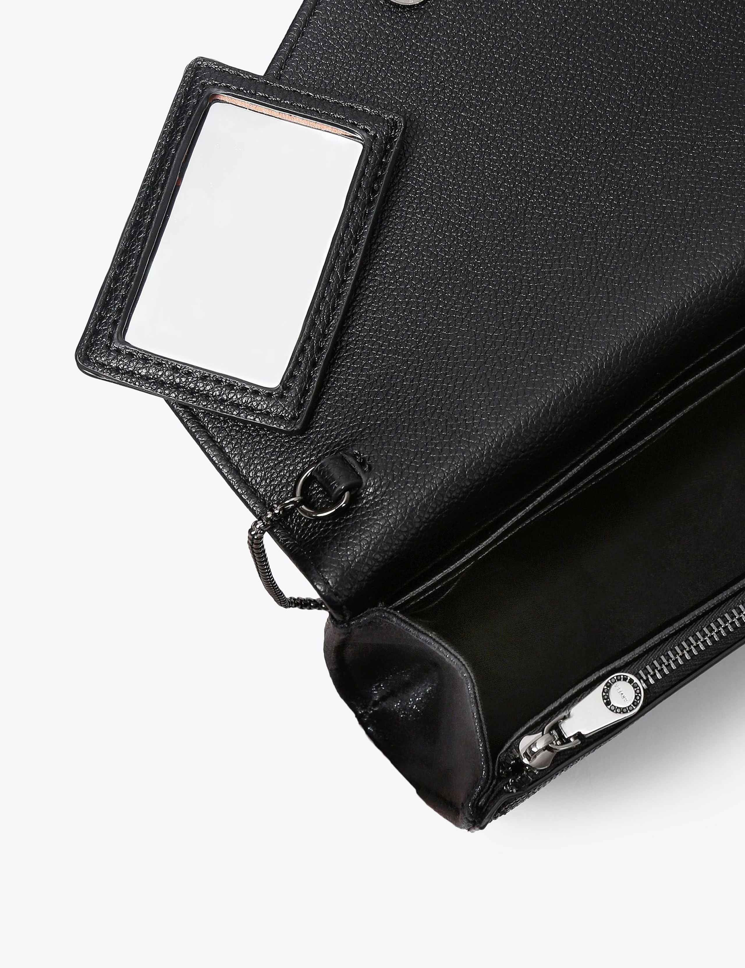 Faux Leather Embellished Clutch Bag 5 of 5