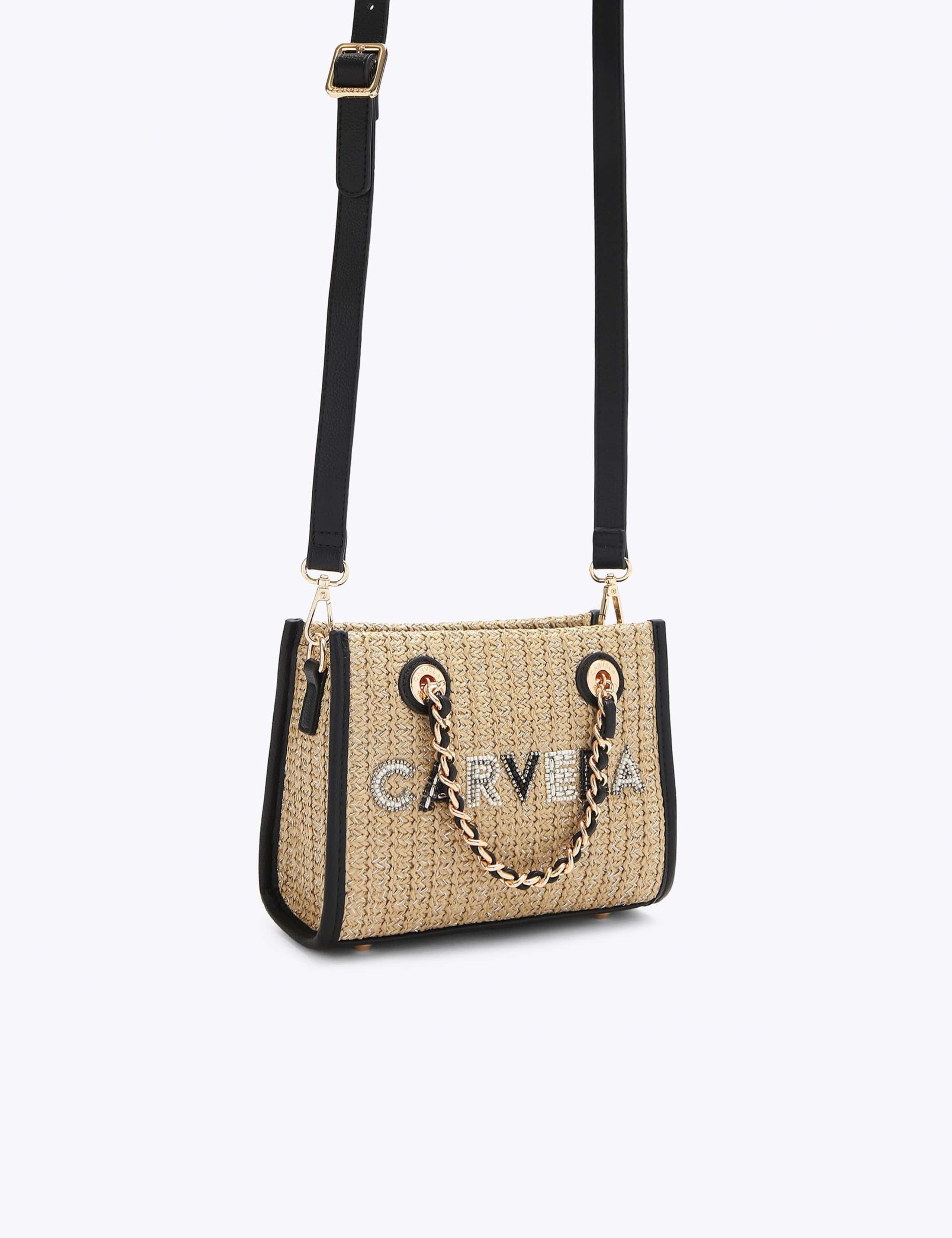 Raffia Beaded Mini Cross Body Bag 2 of 4