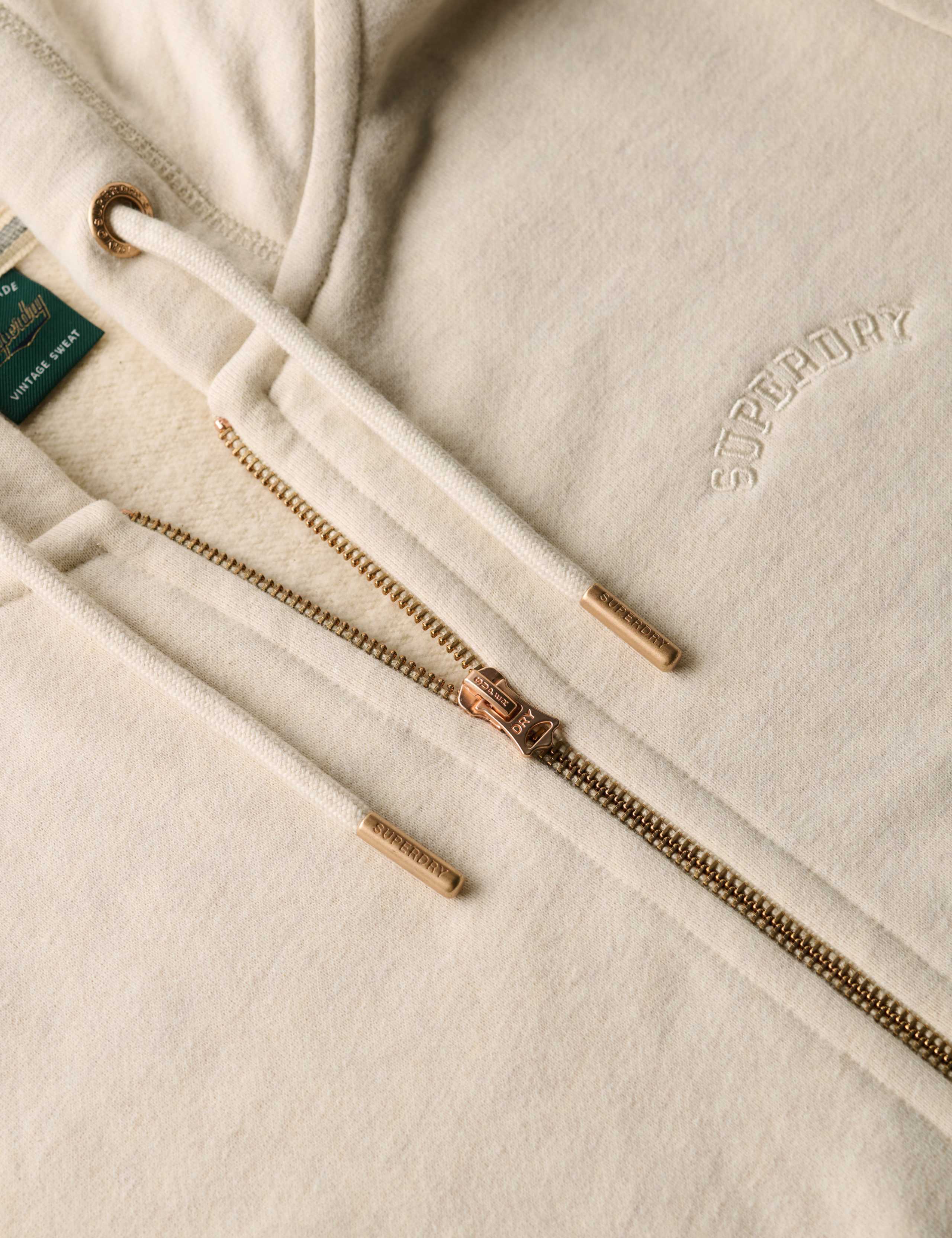 Pure Cotton Relaxed Zip Up Hoodie 3 of 3