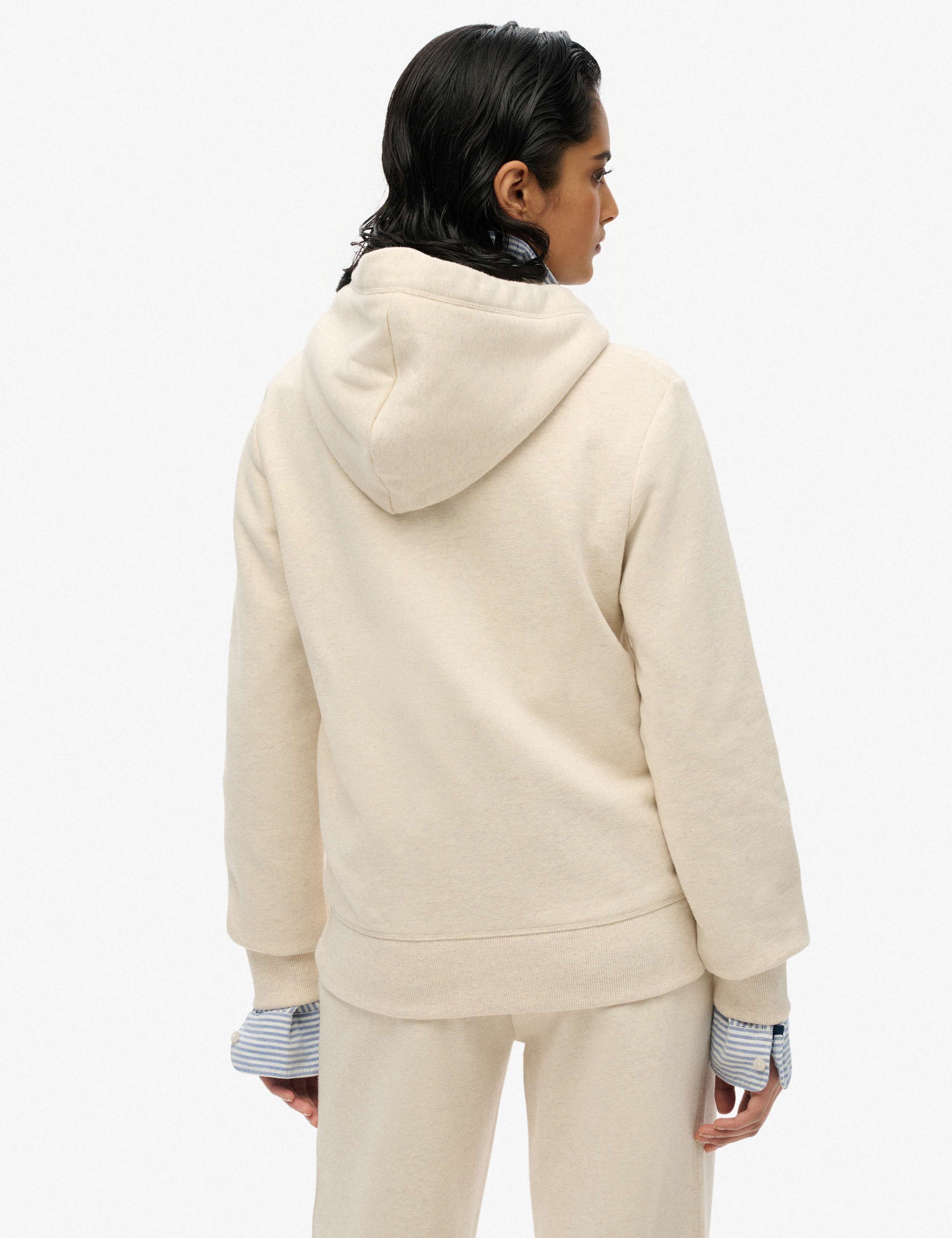 Pure Cotton Relaxed Zip Up Hoodie 4 of 4