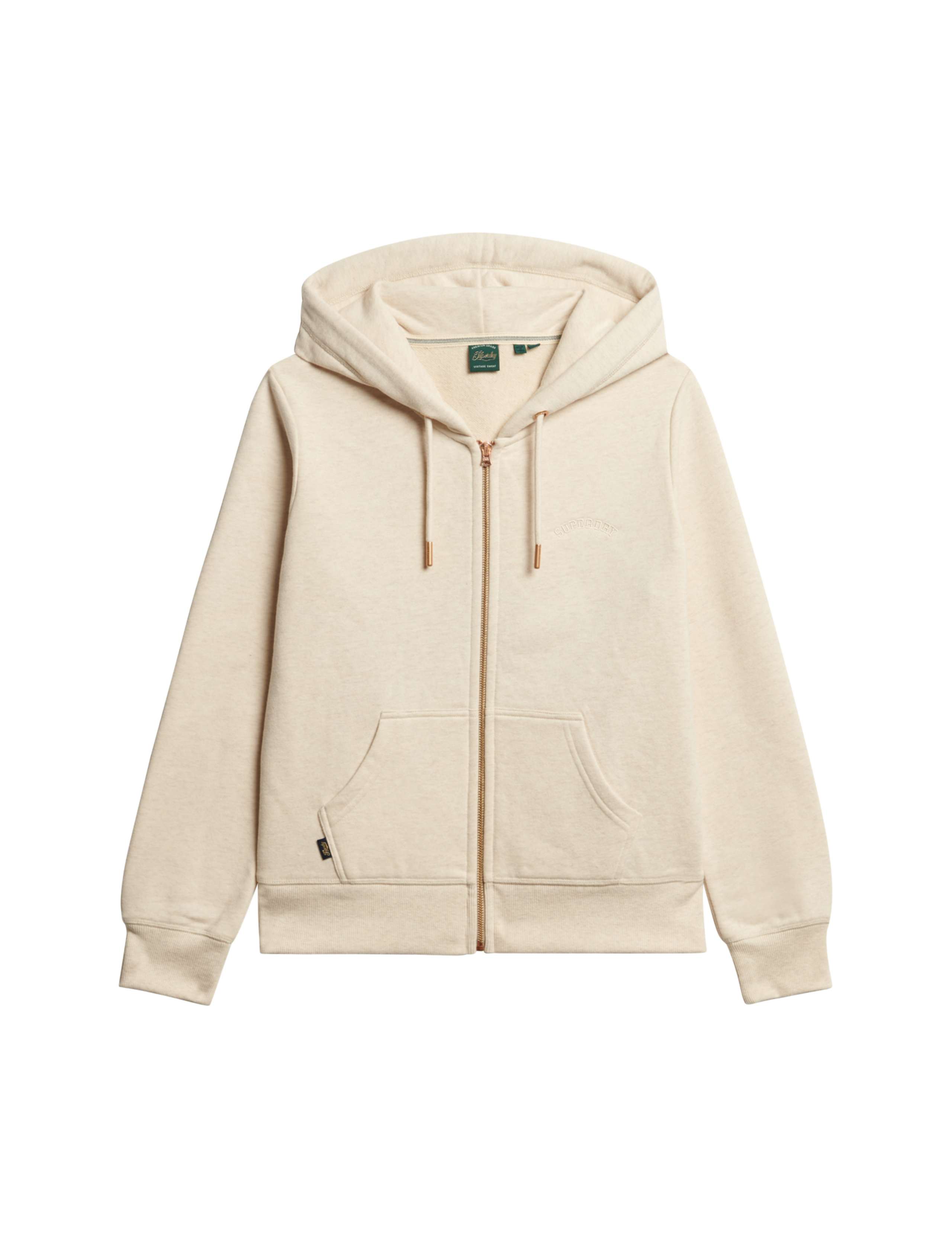 Pure Cotton Relaxed Zip Up Hoodie 2 of 3