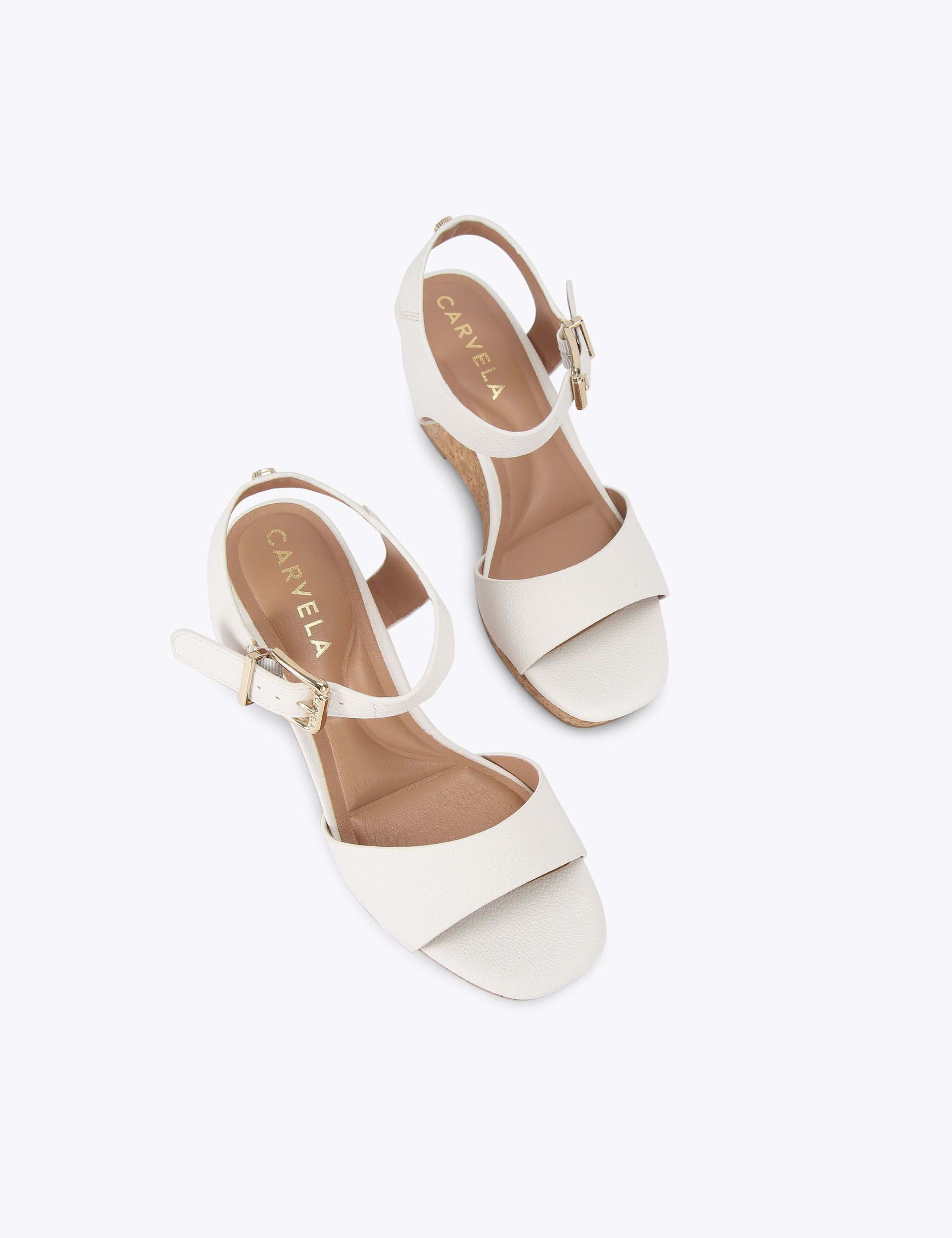 Metallic Wedge Sandals 2 of 5