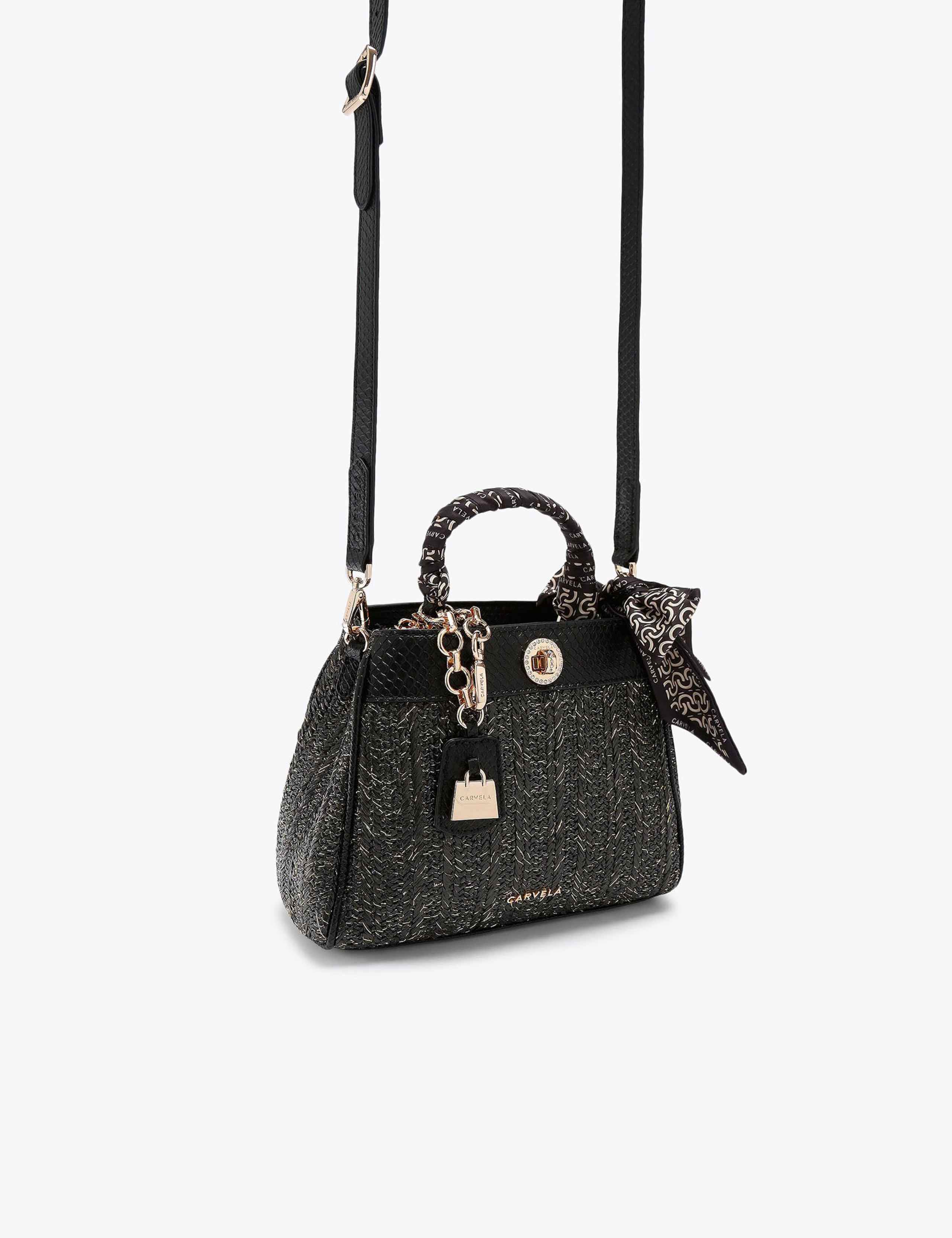 Metallic Top Handle Grab Bag 2 of 4