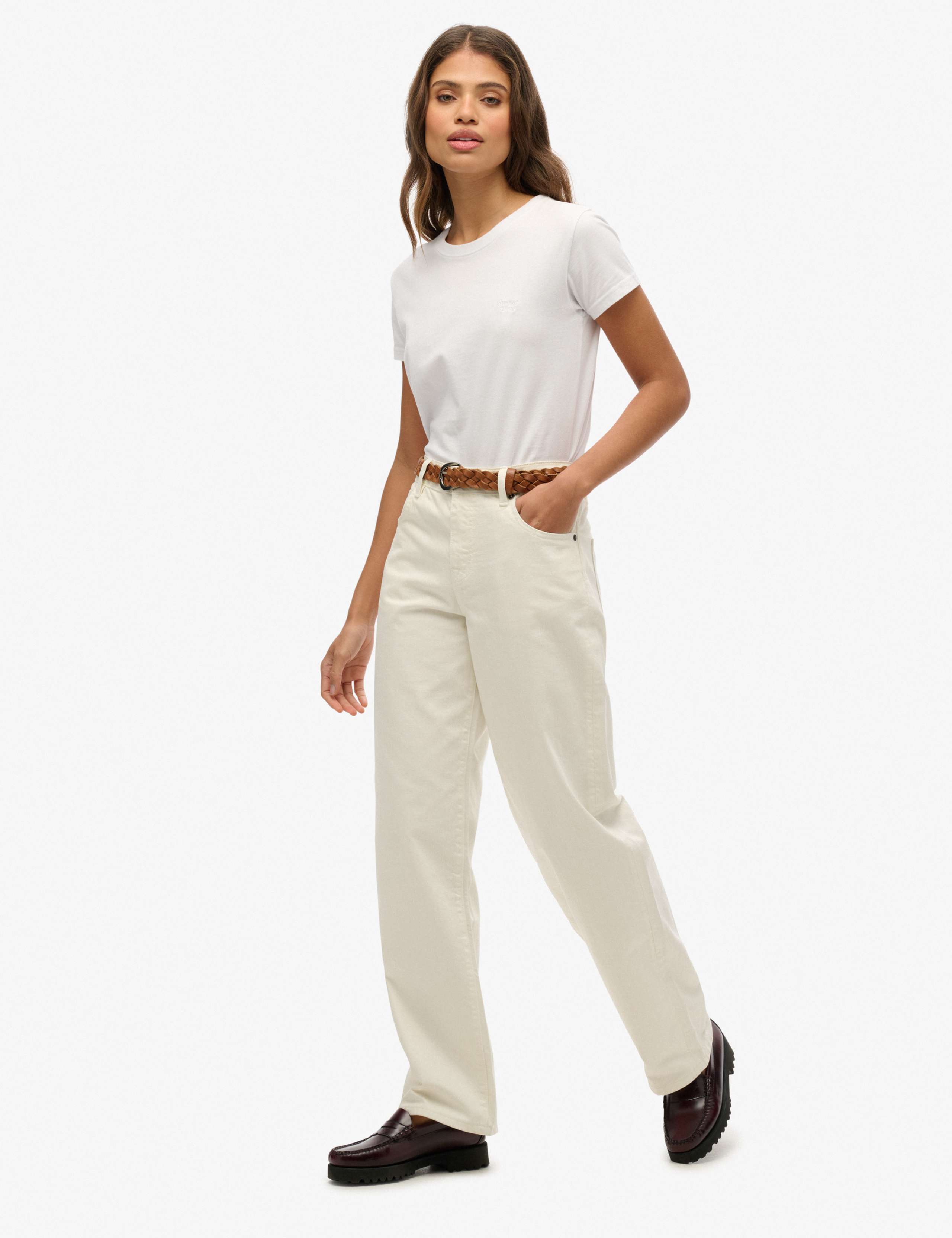 Mid Rise Wide Leg Jeans 4 of 5