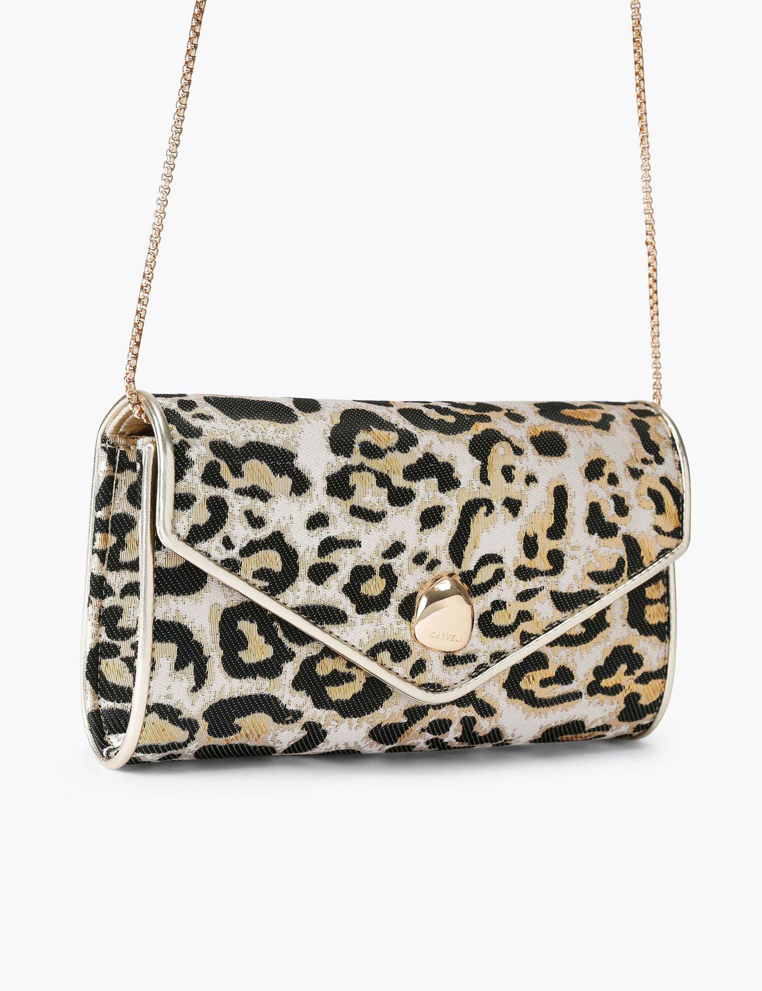 Leopard Print Clutch Bag 2 of 5