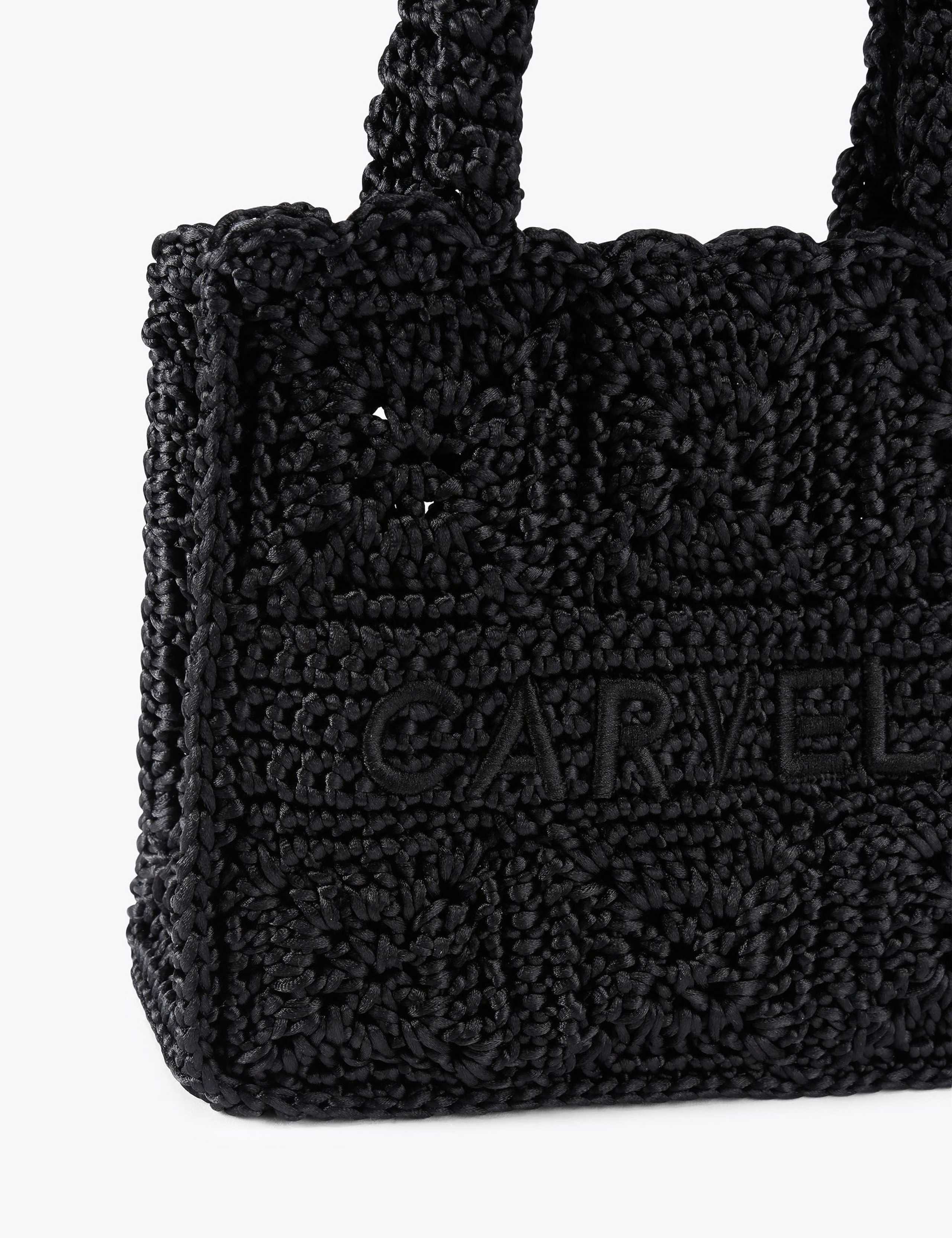 Silk Blend Knotted Tote Bag 4 of 4