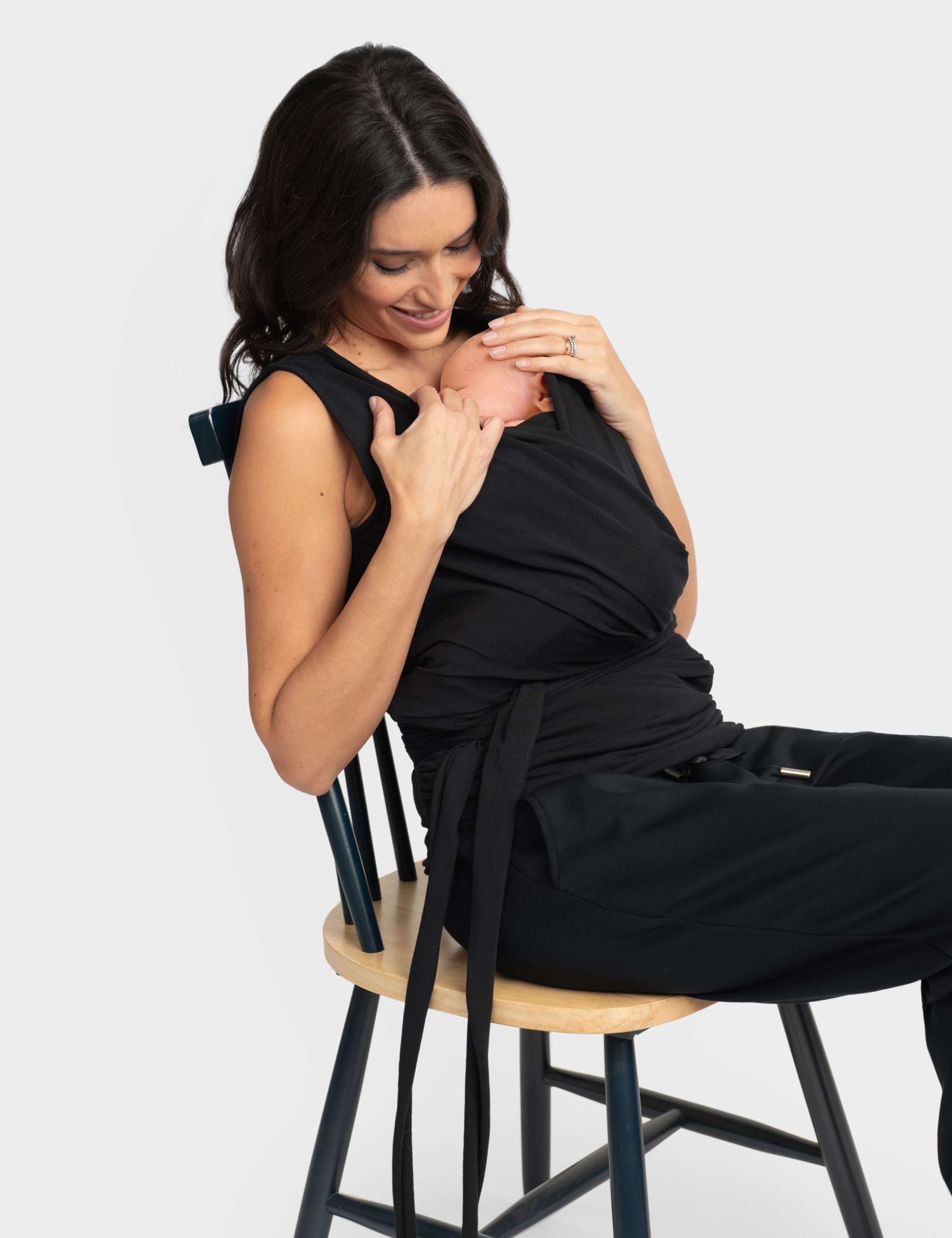 Cotton Rich V-Neck Skin to Skin Wrap Top 2 of 4