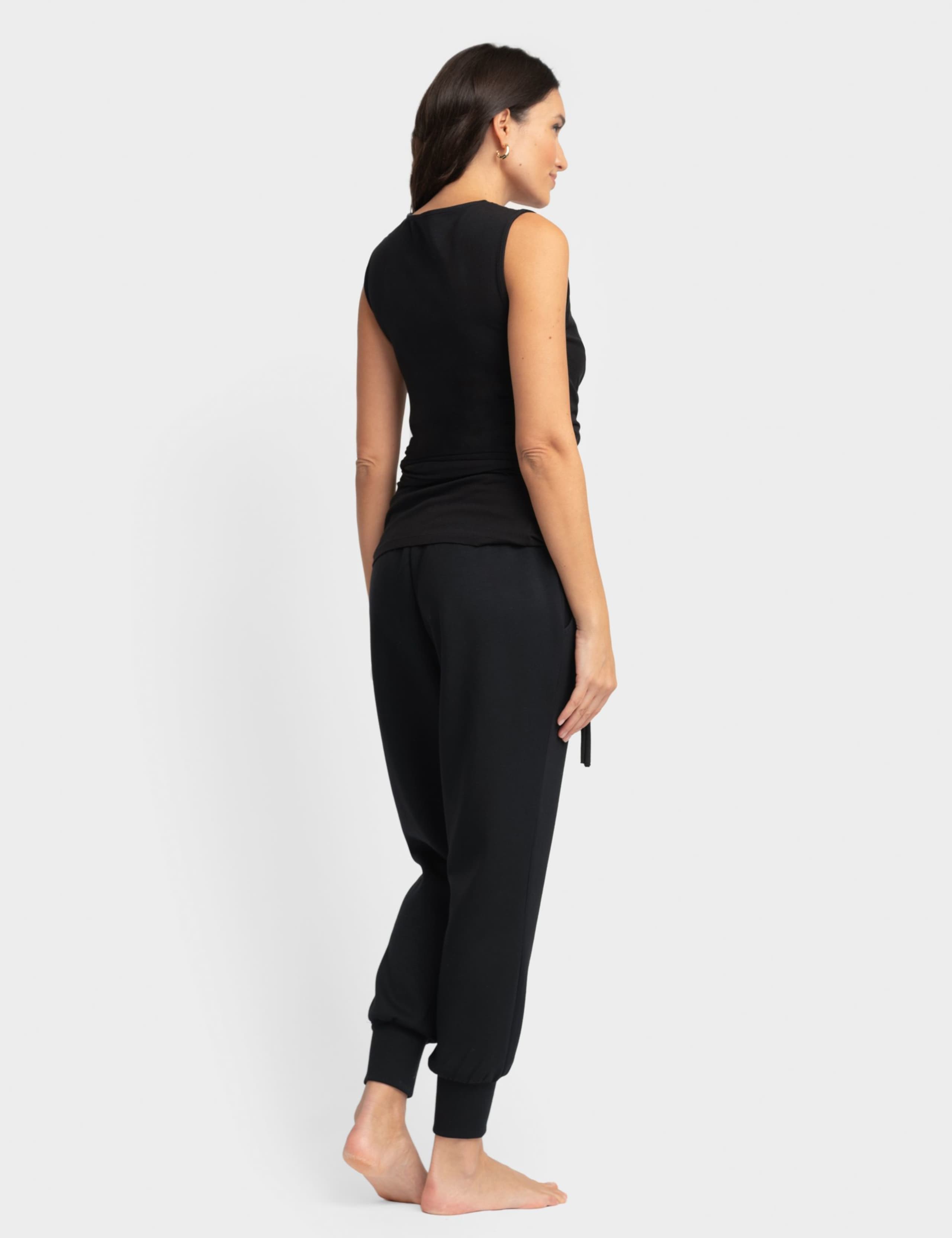 Cotton Rich V-Neck Skin to Skin Wrap Top 3 of 4