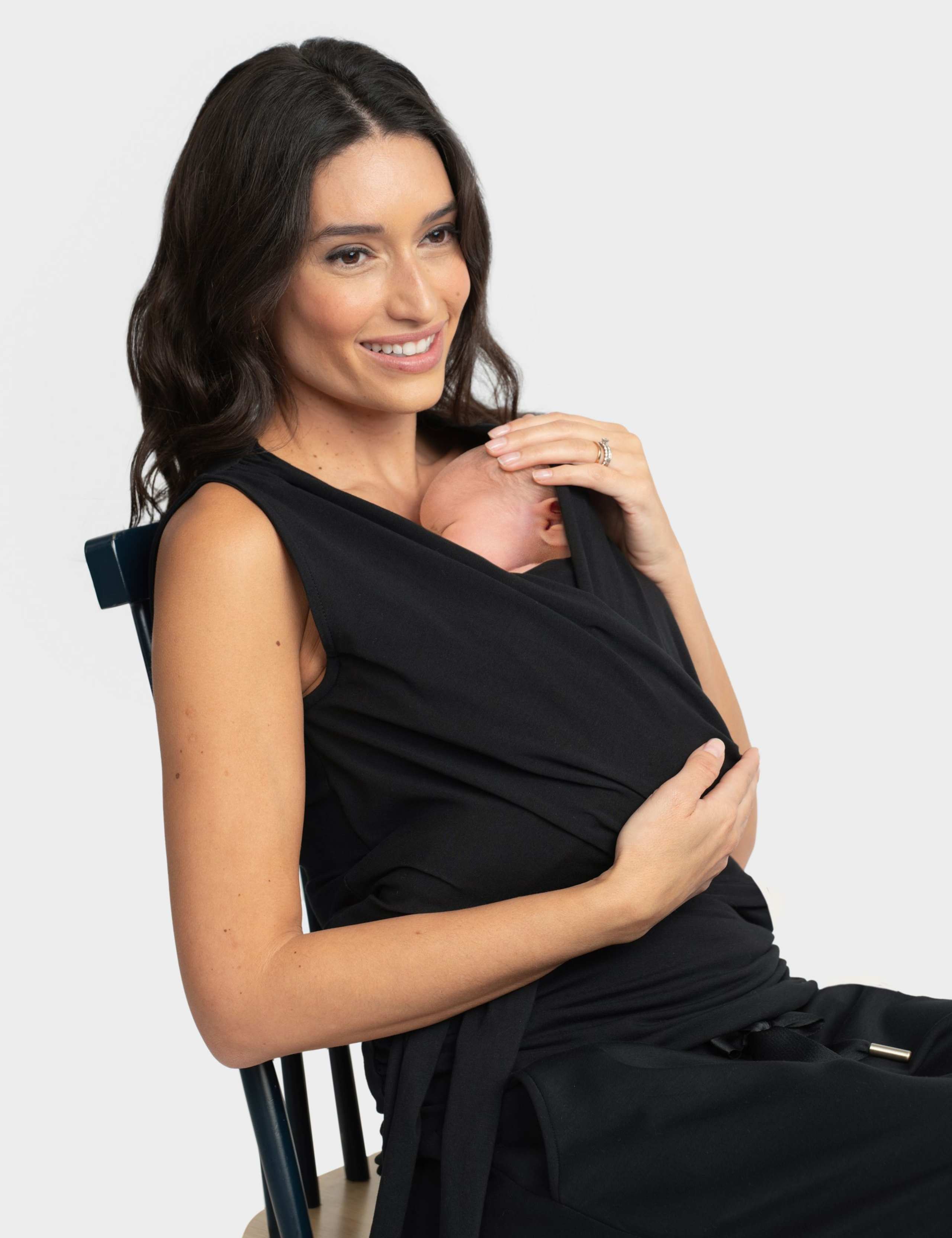 Cotton Rich V-Neck Skin to Skin Wrap Top 4 of 4