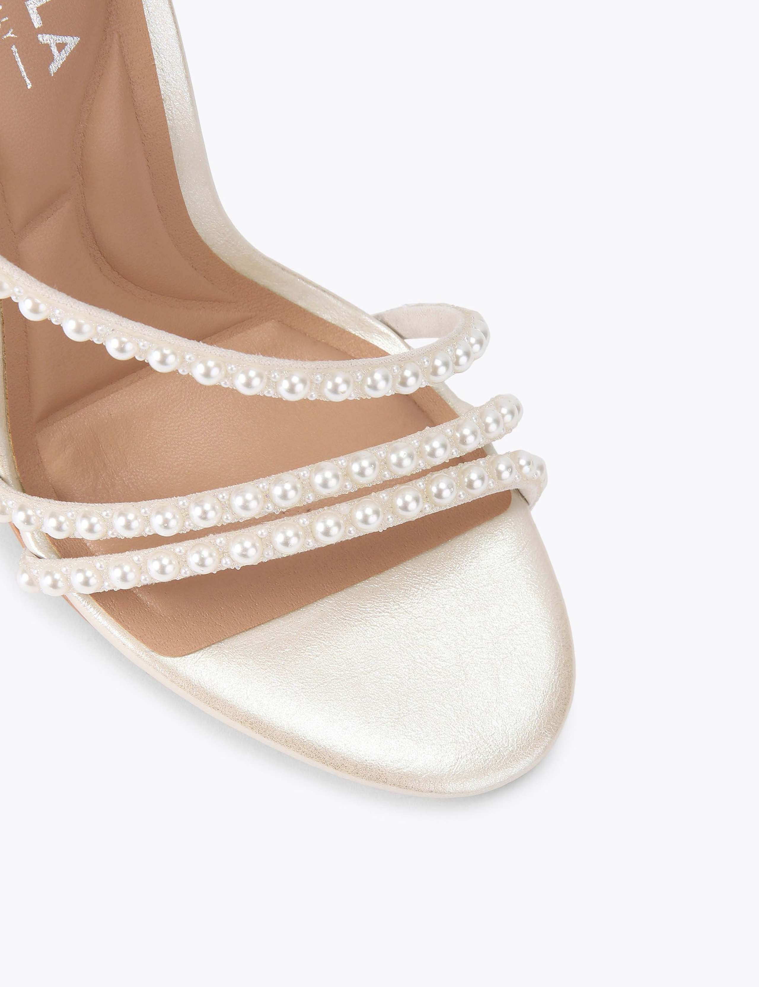 Embellished Spiral Strap Stiletto Heels 3 of 4