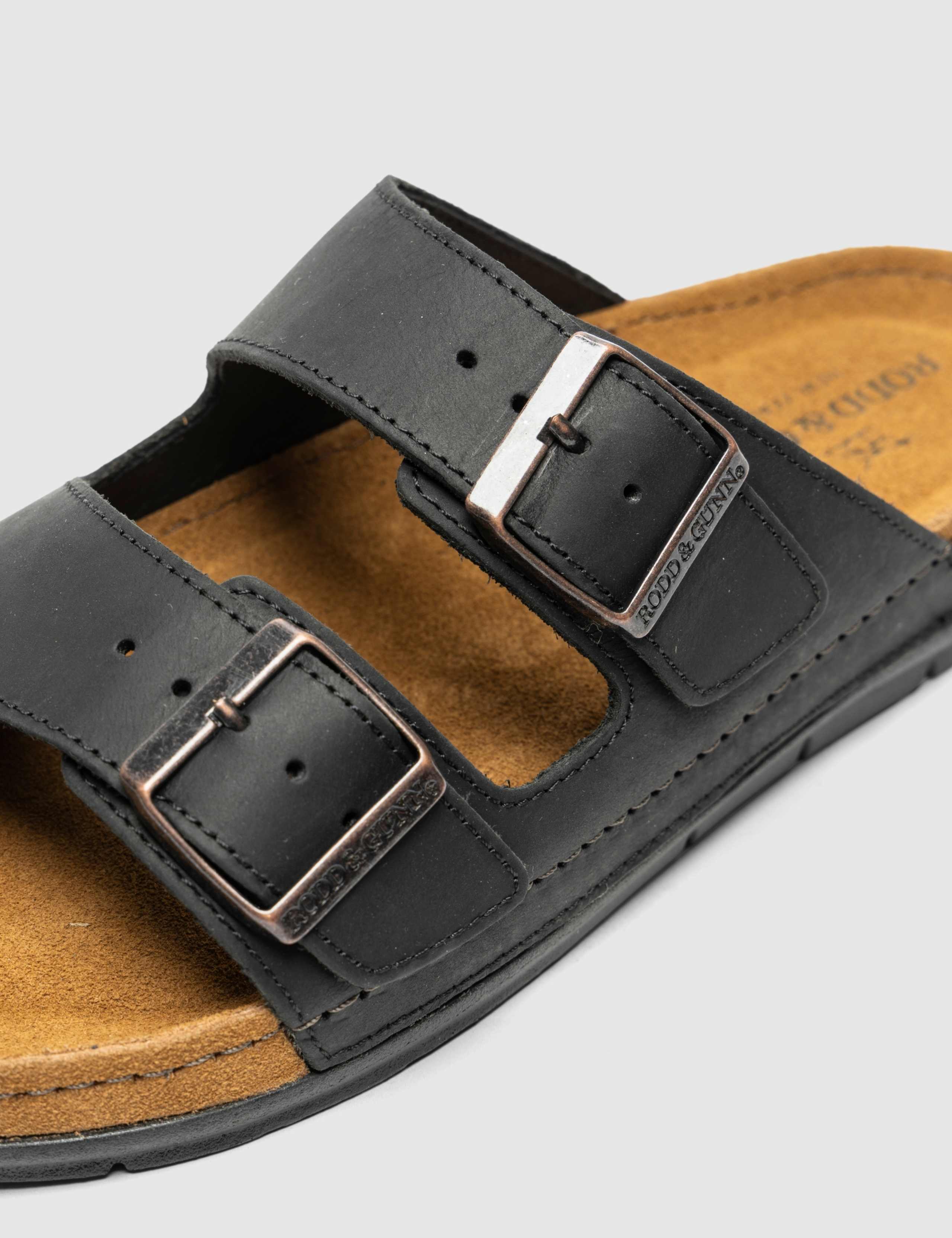 Raglan Slide Regular Fit Leather Buckle Sliders 8 of 10