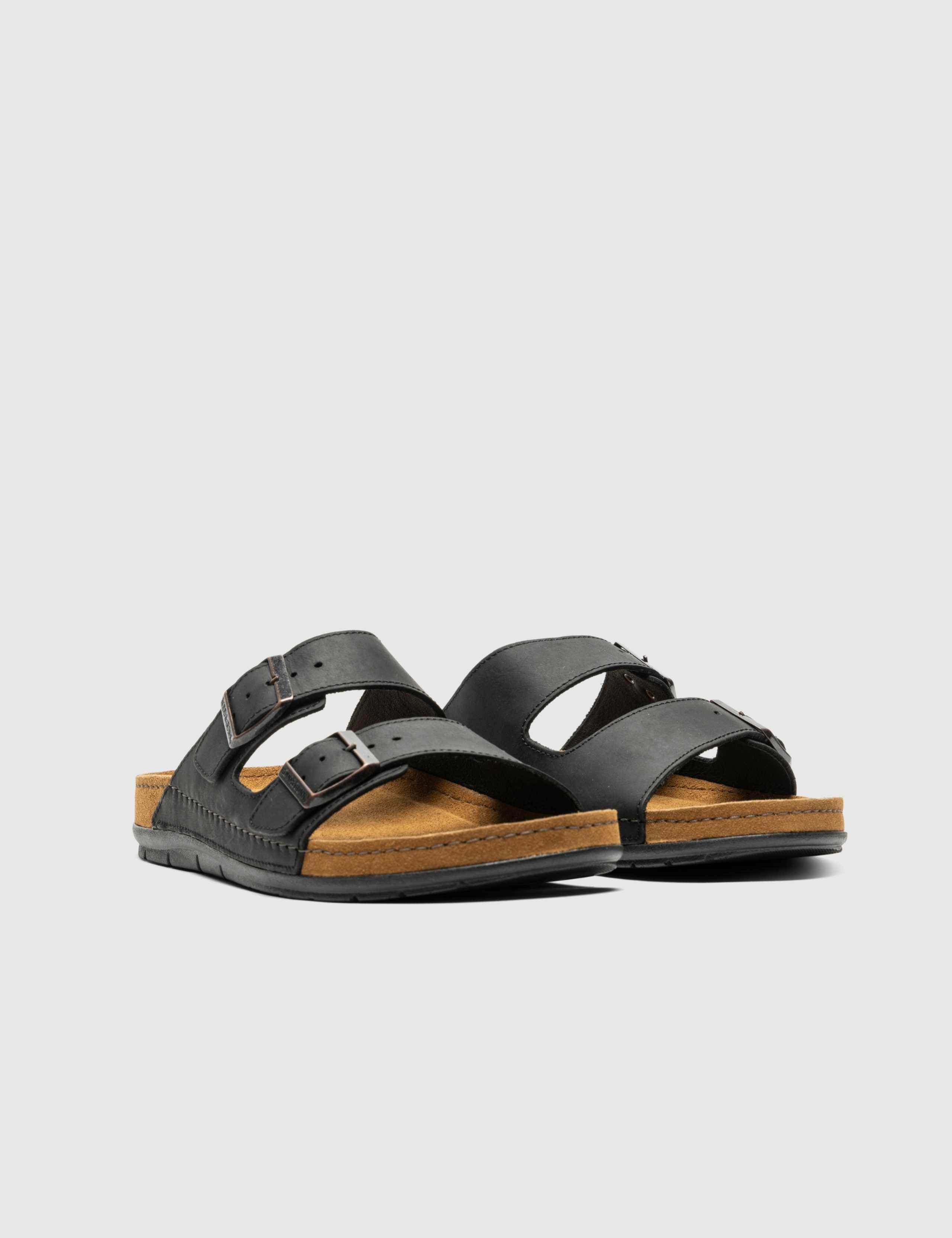 Raglan Slide Regular Fit Leather Buckle Sliders 9 of 10