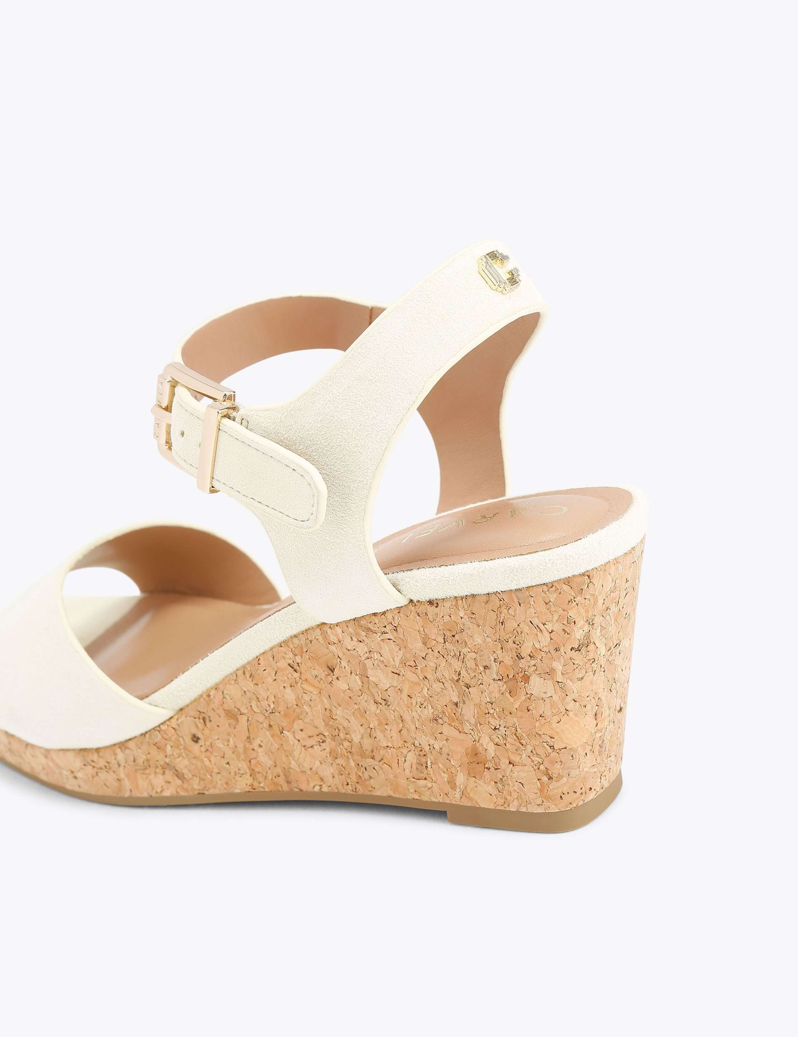 Leather Wedge Sandals 4 of 4