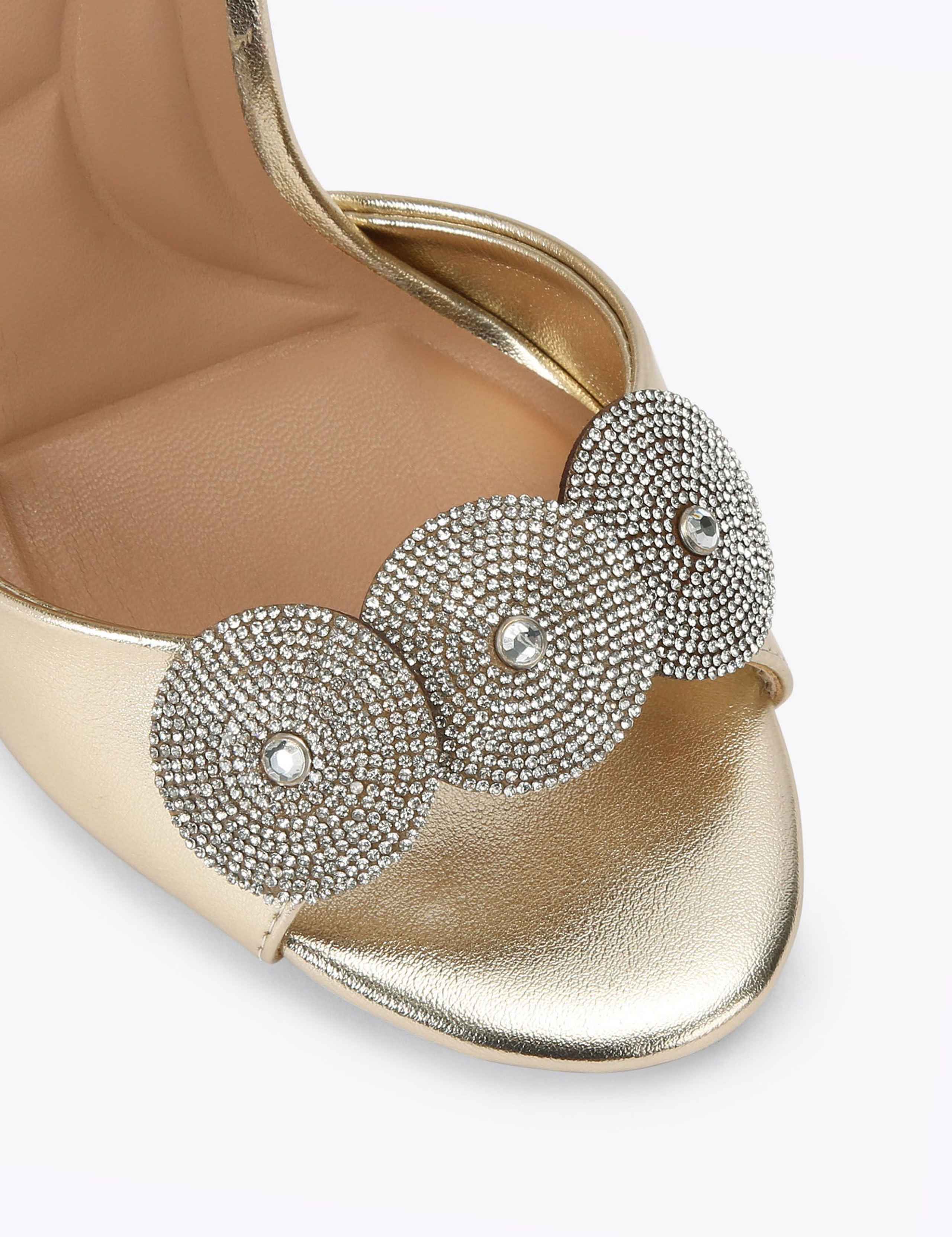 Embellished Stiletto Heel Sandals 4 of 4