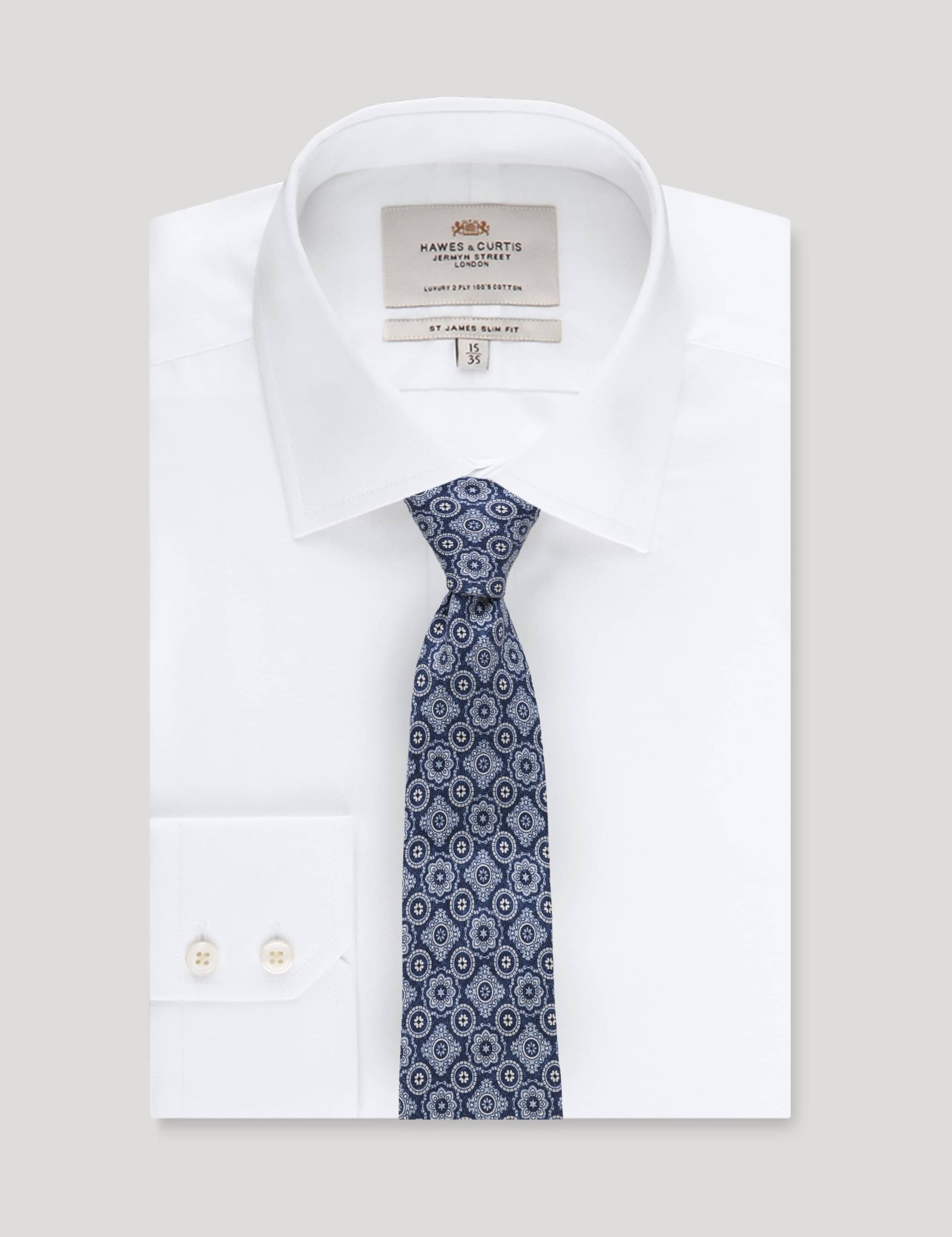 Medallion Pure Silk Tie 2 of 2