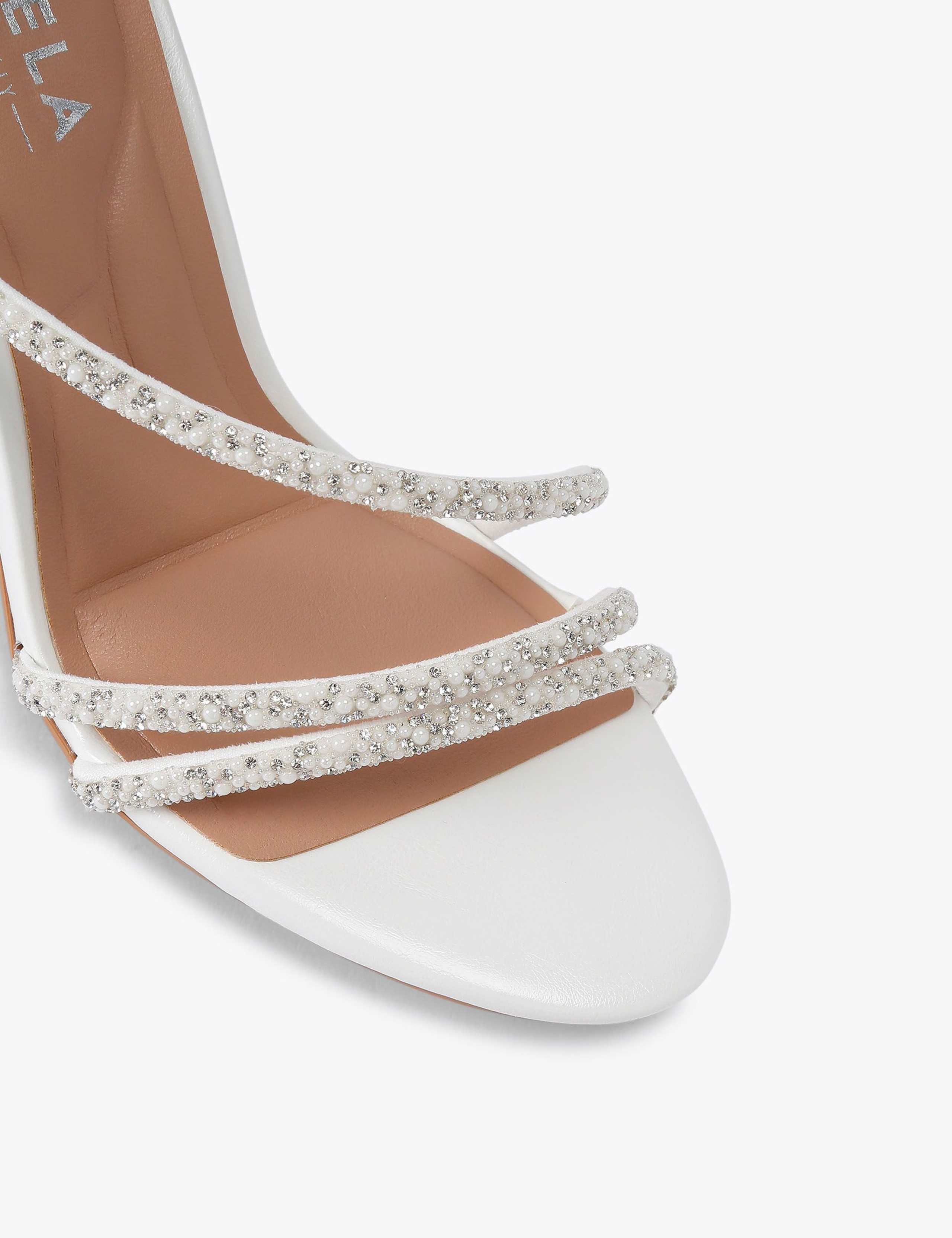 Embellished Spiral Strap Stiletto Heel Sandals 4 of 5