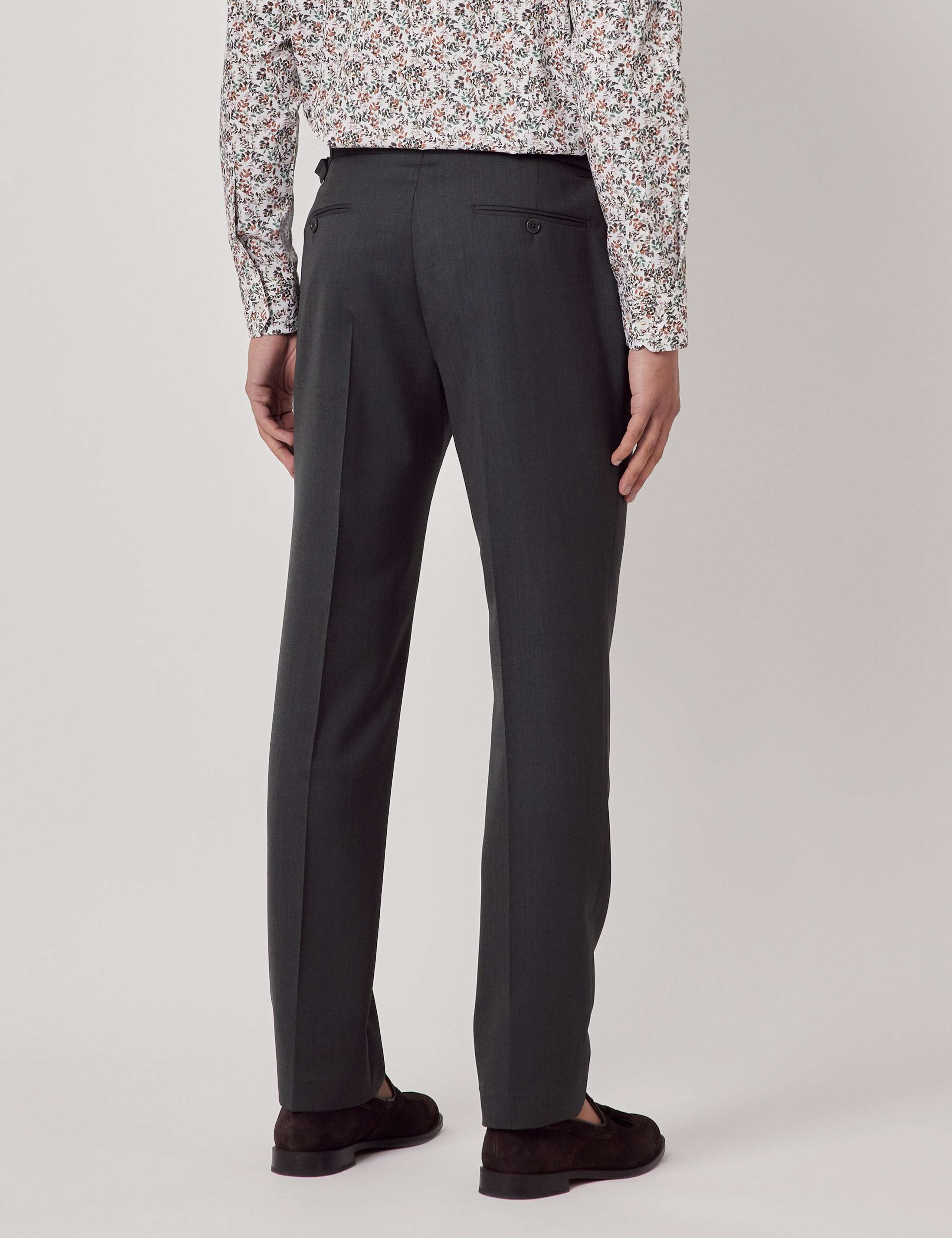 Slim Fit Pure Wool Suit Trousers 2 of 2
