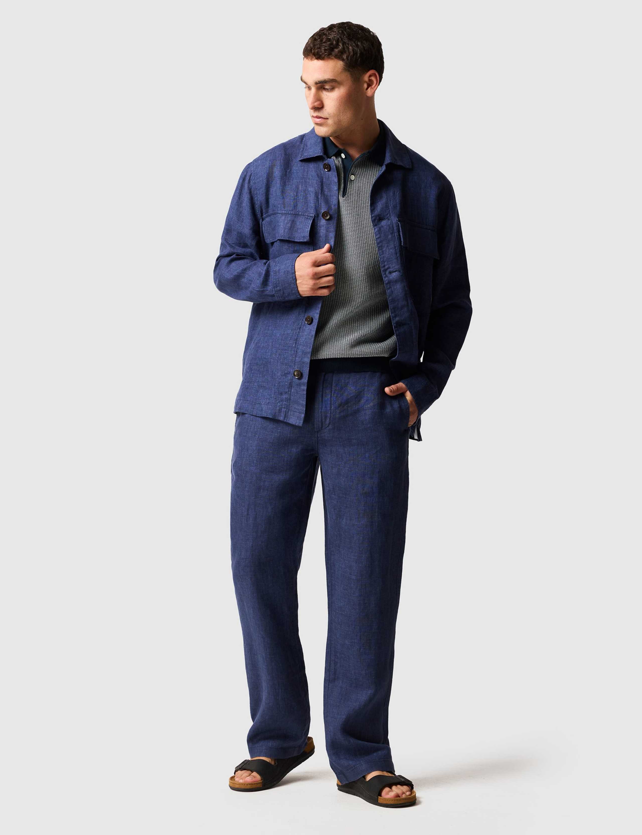 West Island Pure Linen Shacket 2 of 6