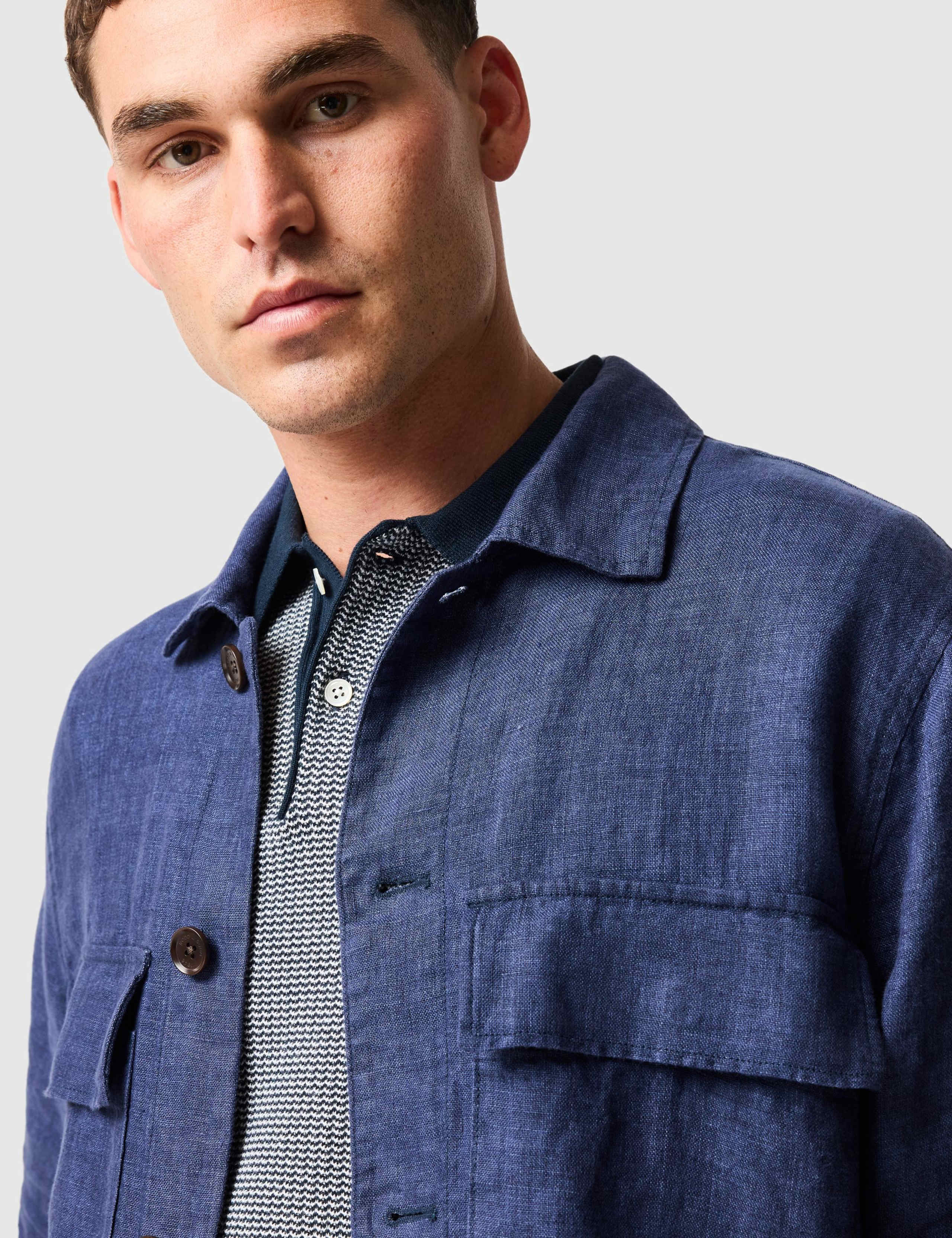 West Island Pure Linen Shacket 3 of 6