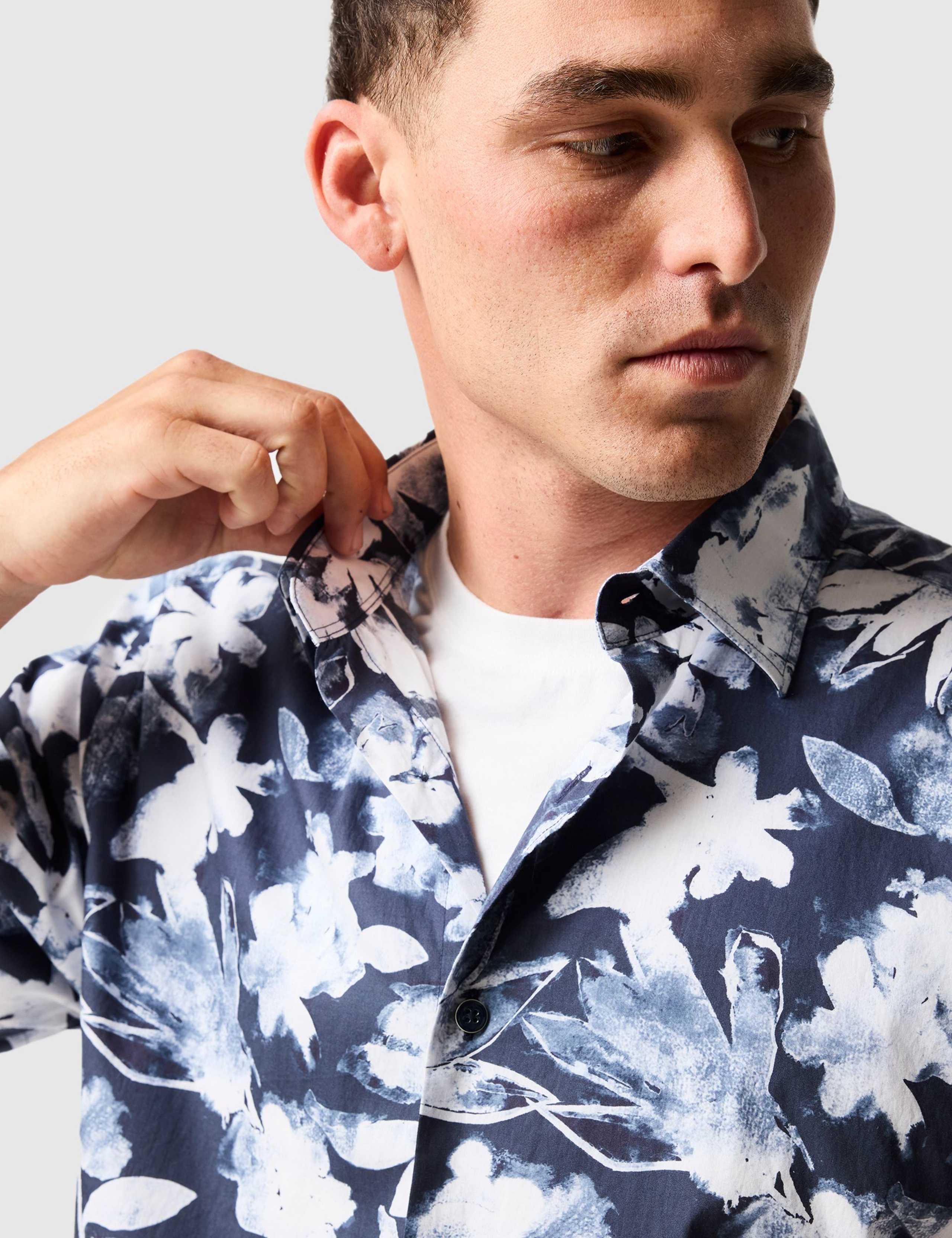 Pure Cotton Floral Shirt 2 of 6