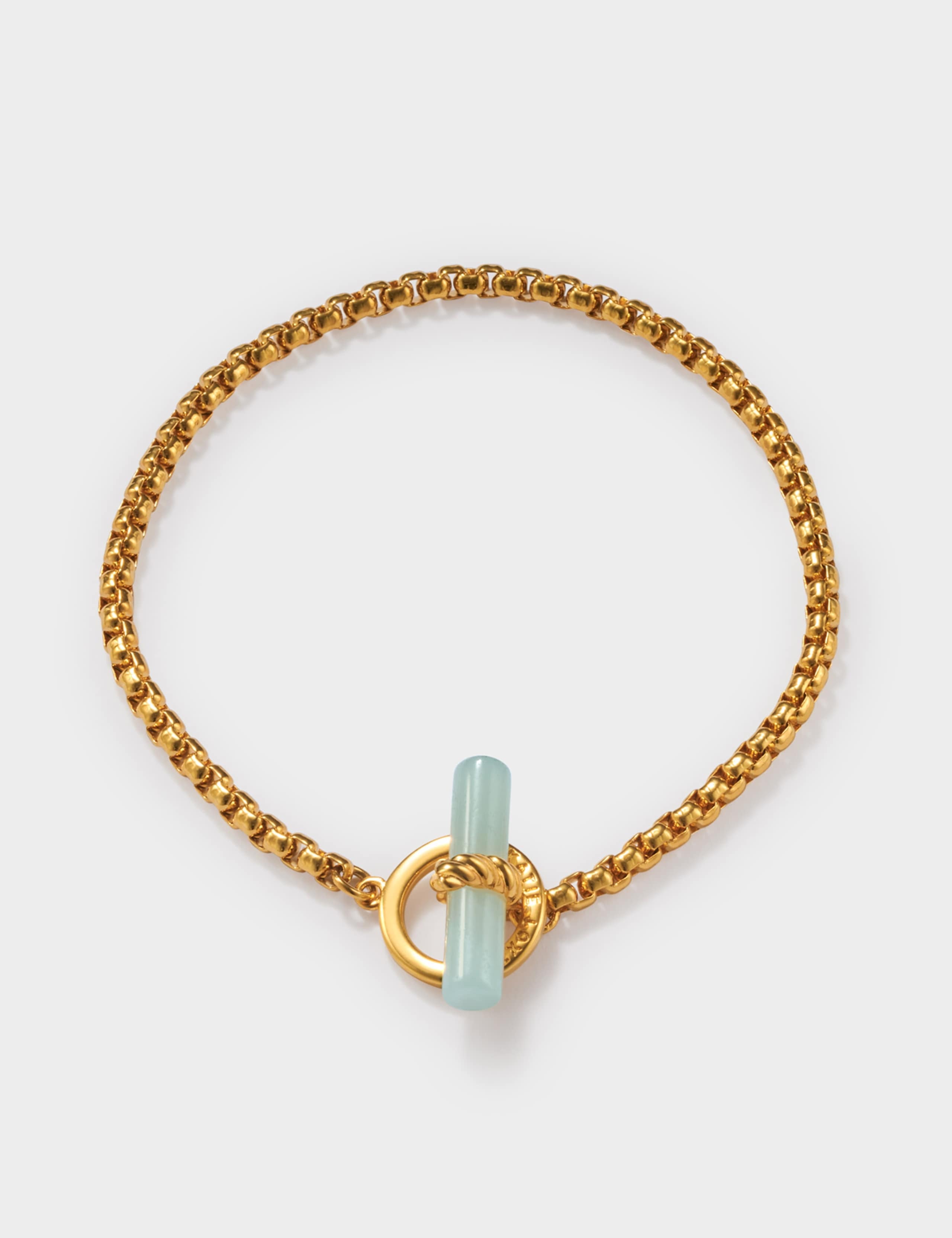 Gold Plated T-Bar Bracelet 3 of 3