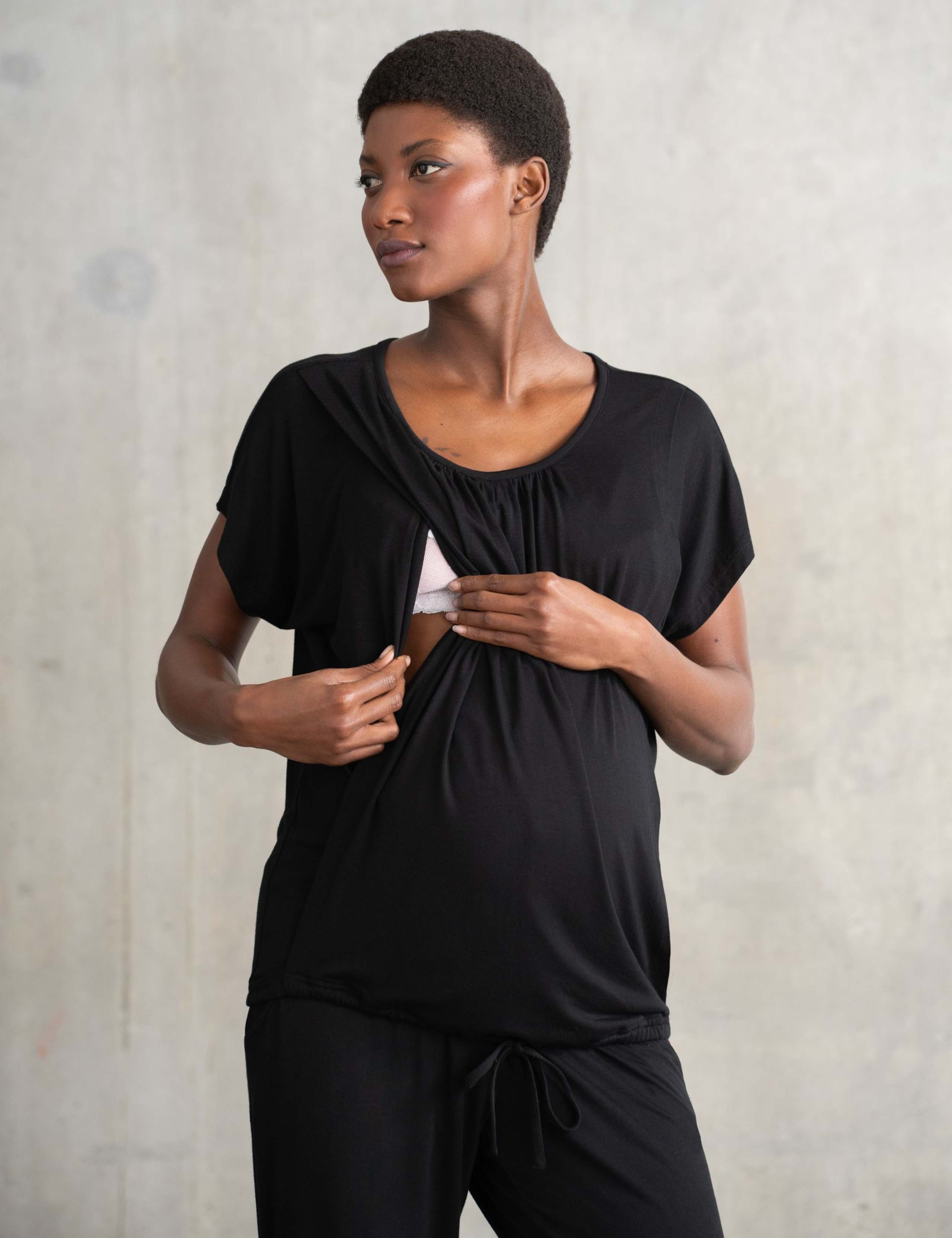 Maternity 2pc Jersey Loungewear Set 4 of 8