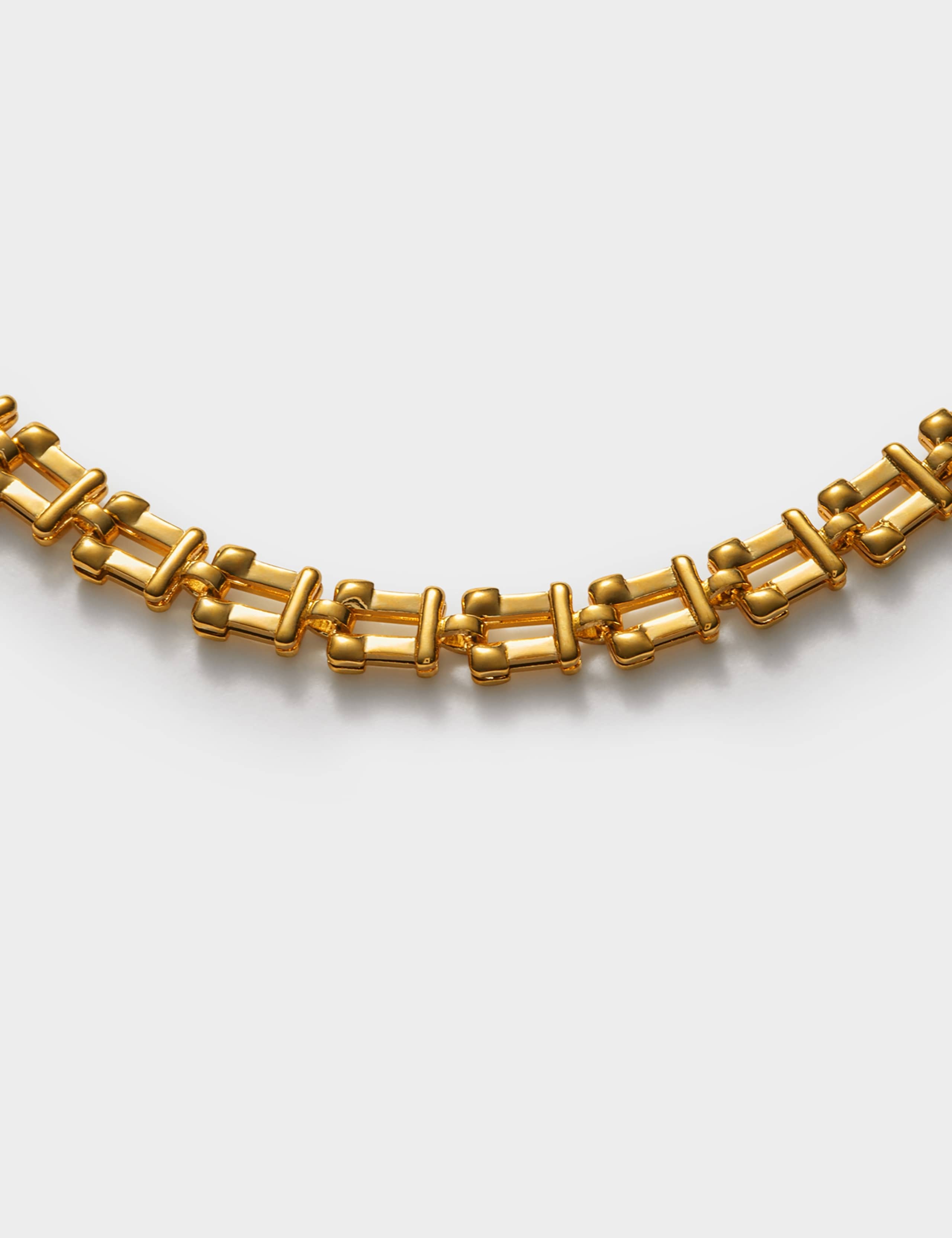 Gold Plated Grecian Link Bracelet 3 of 3